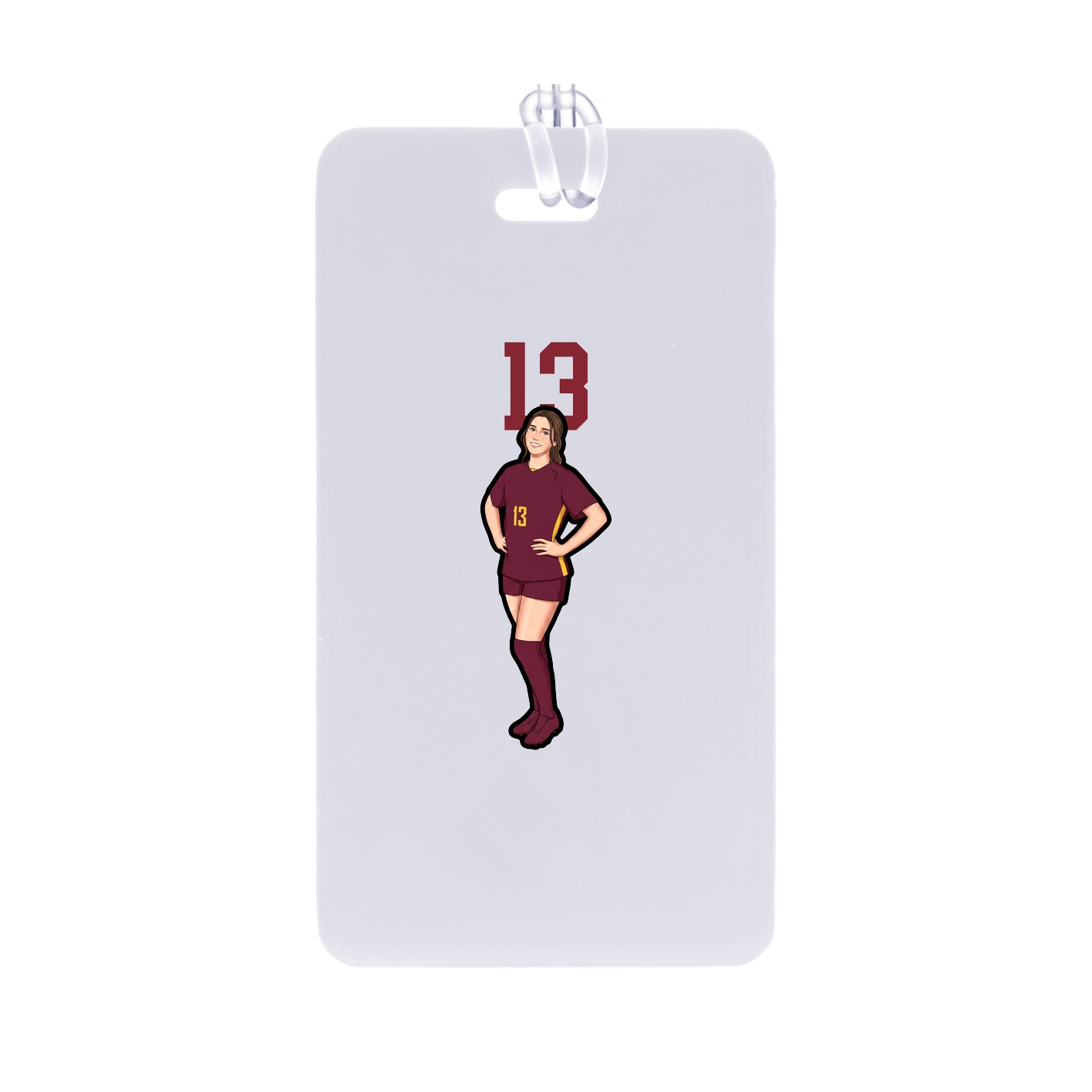 Bag Tag — Number Top in Classic
