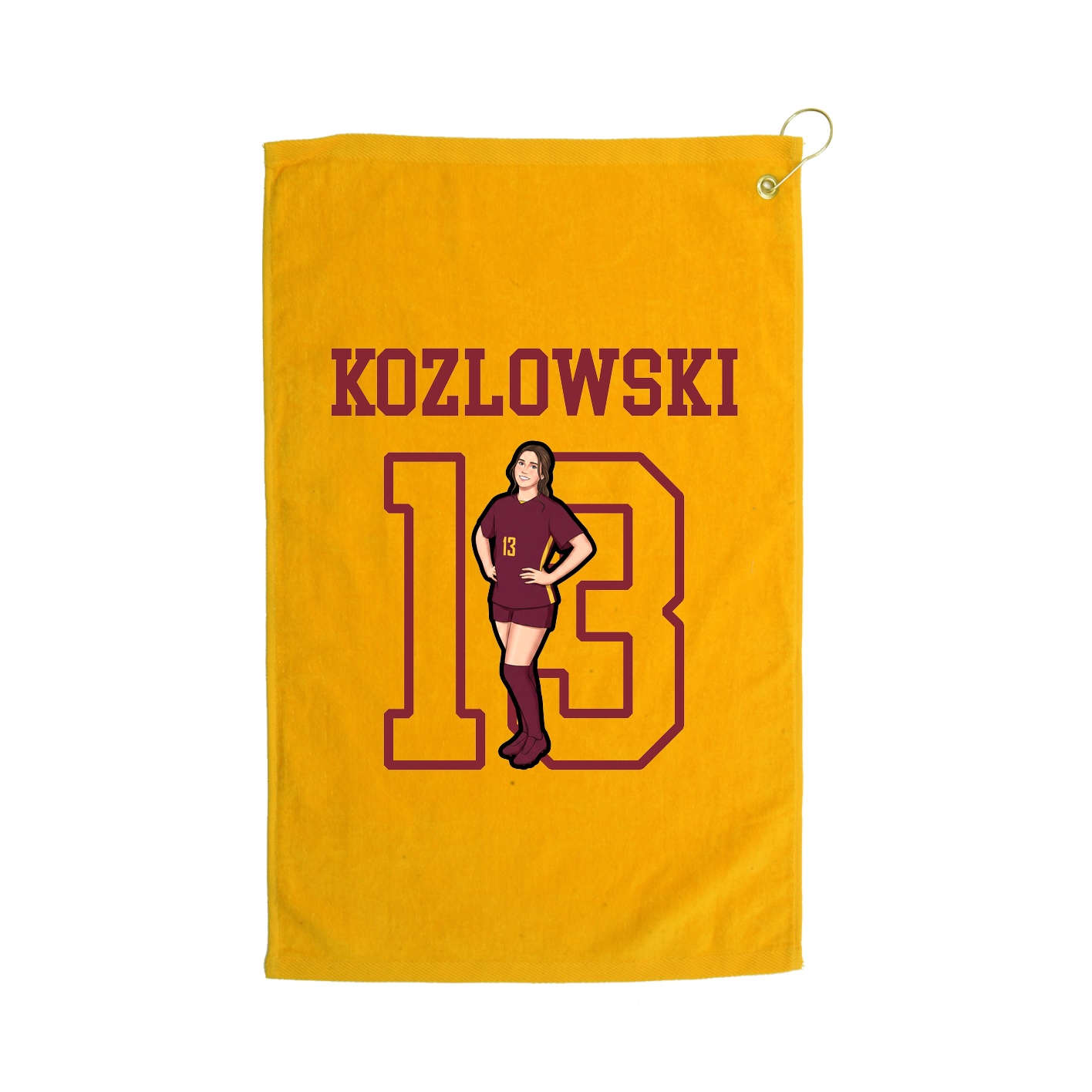 Golf Towel — Shirsey in Gold