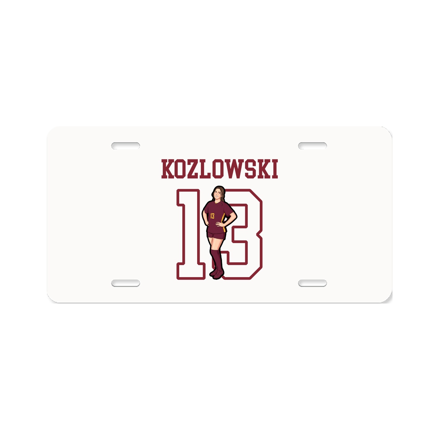 License Plate — Shirsey in Classic