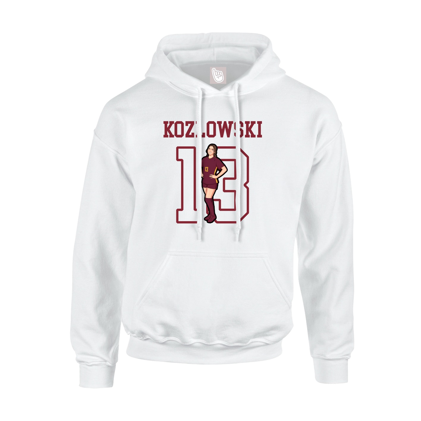 Youth Hoodie — Shirsey in White