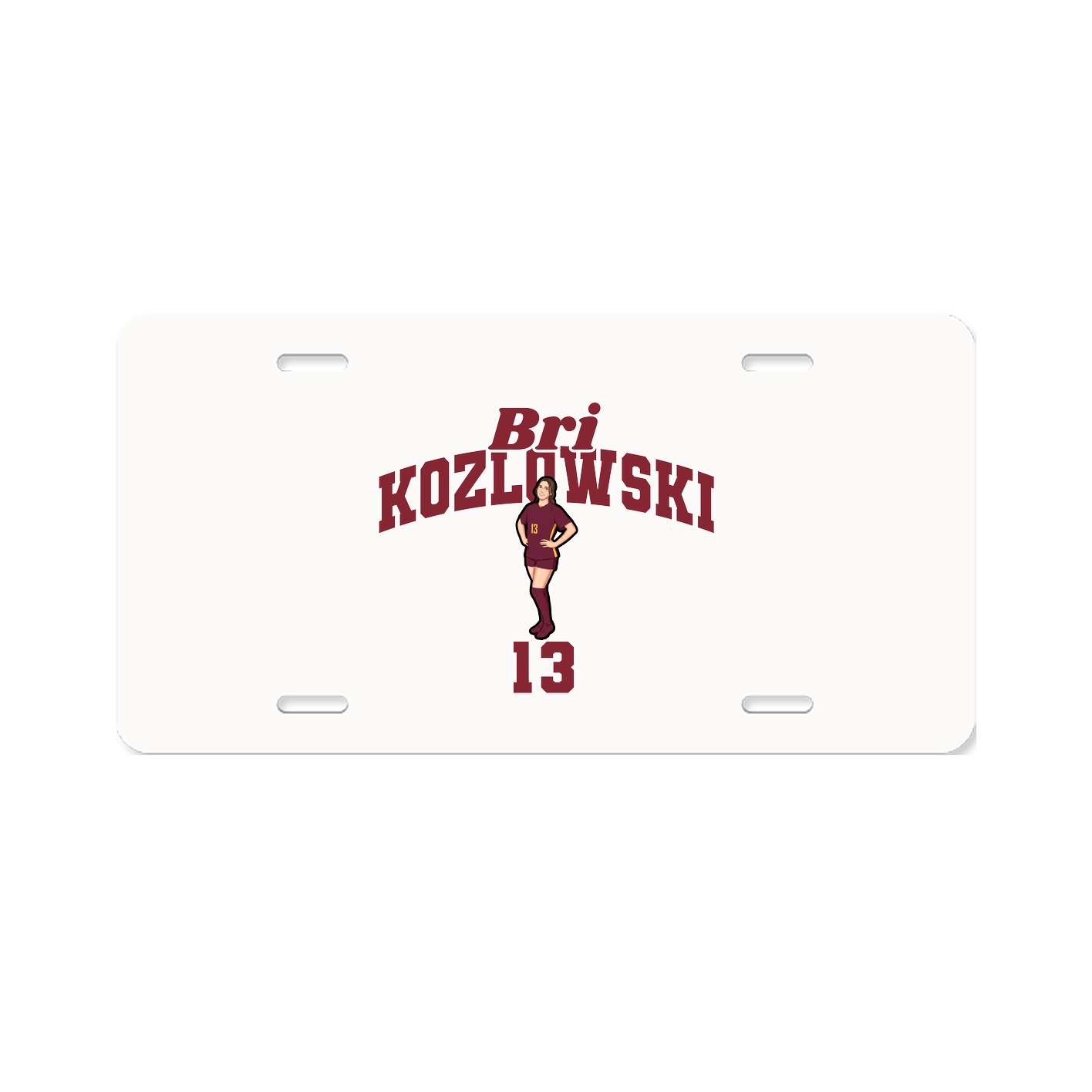 License Plate — Signature Arch in Classic