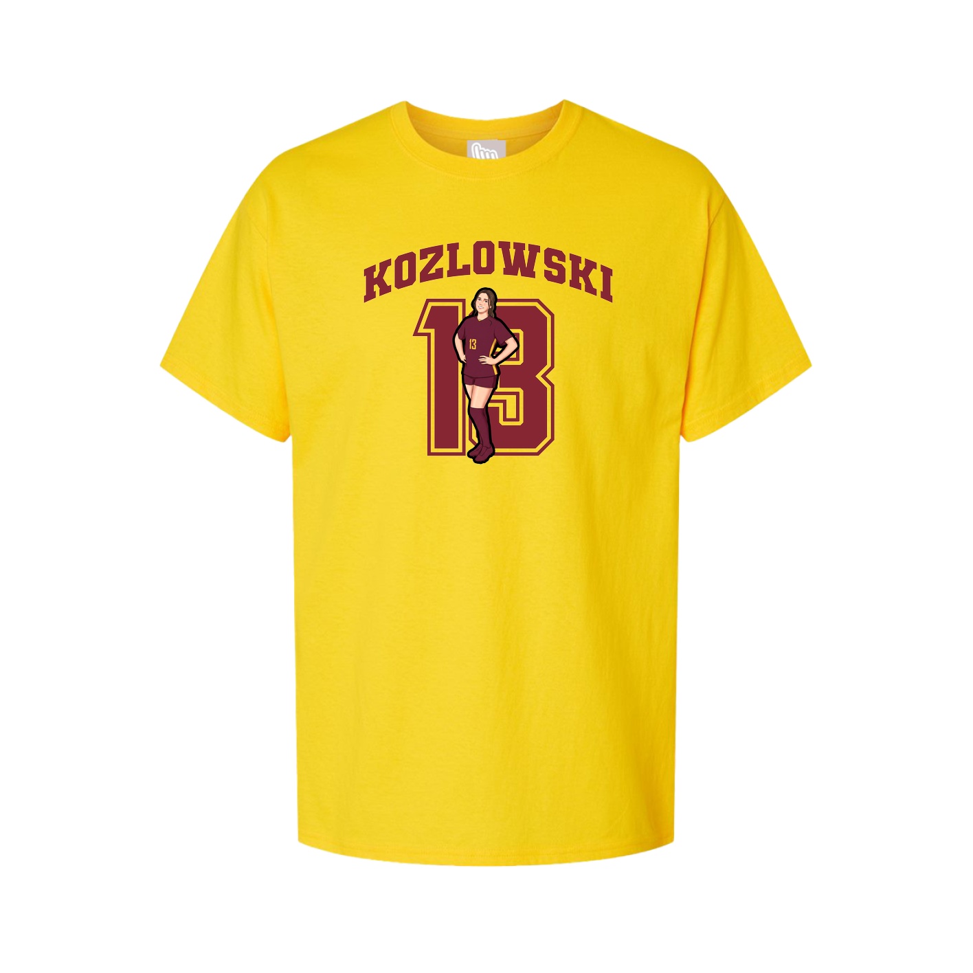 Tee — Number in Gold
