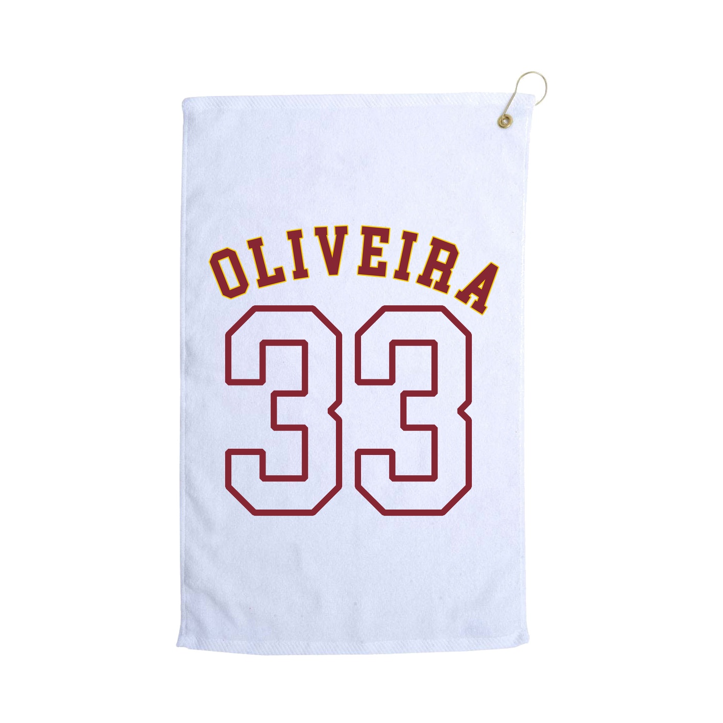 Golf Towel — Shirsey Arch in White