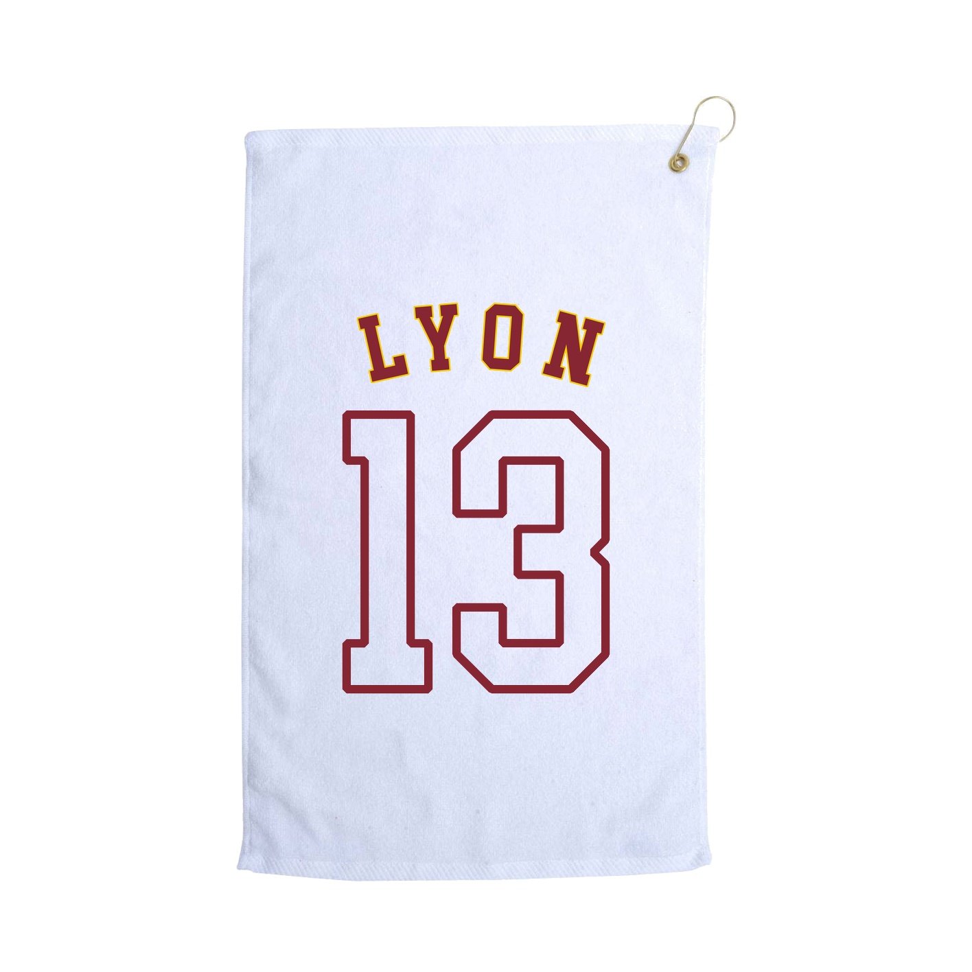 Golf Towel — Shirsey Arch in White