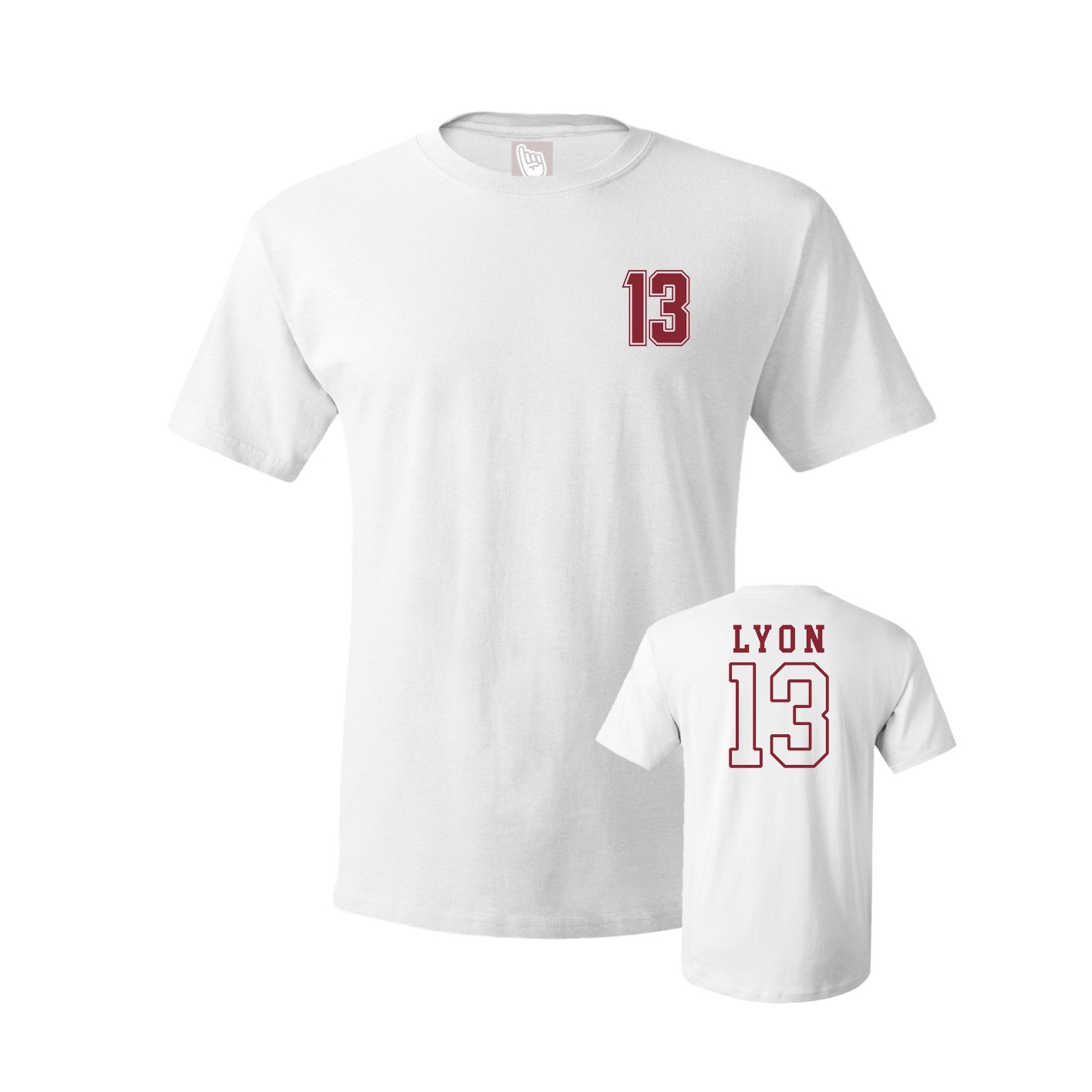 Youth Tee — Chest Back in White