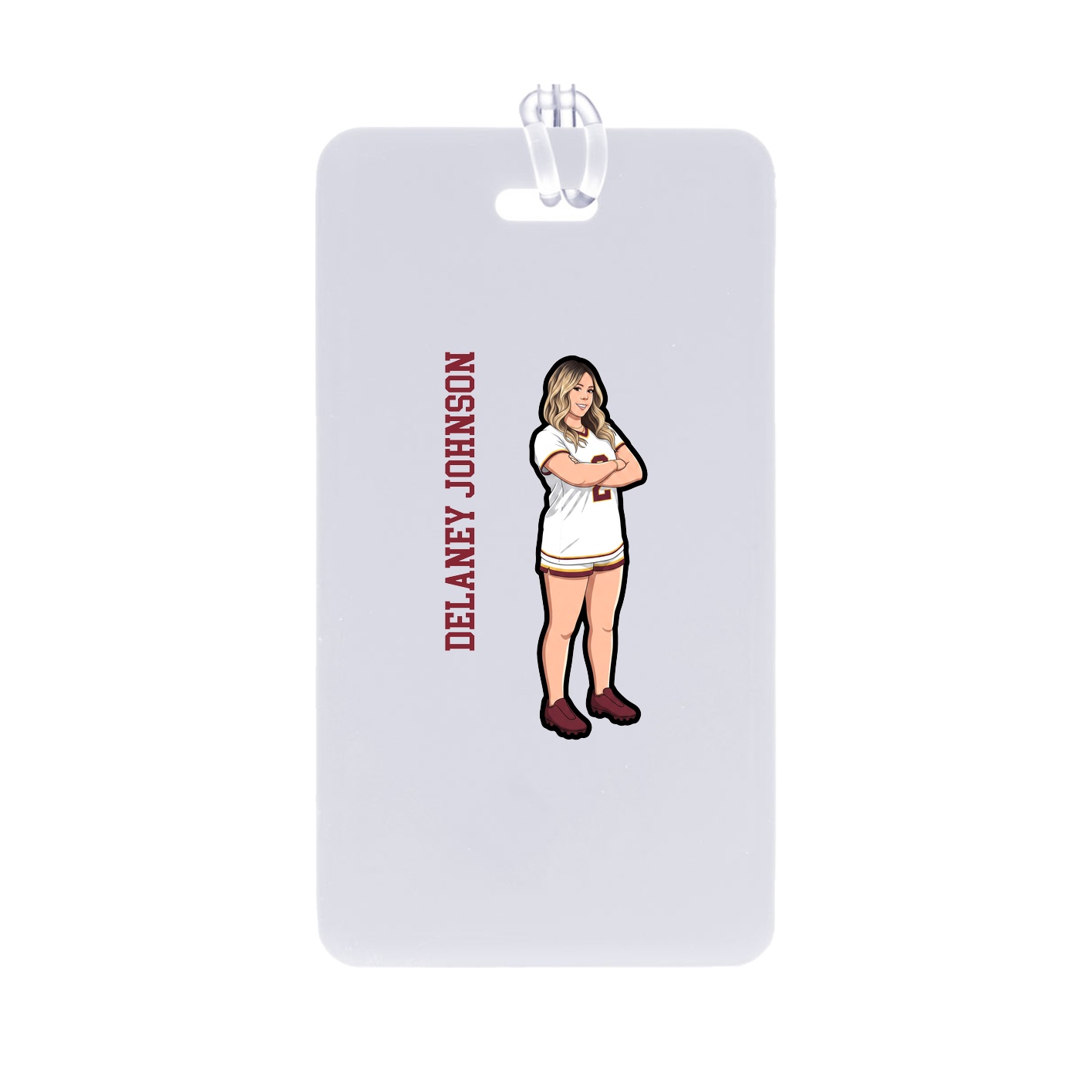 Bag Tag — Name Vertical in Classic