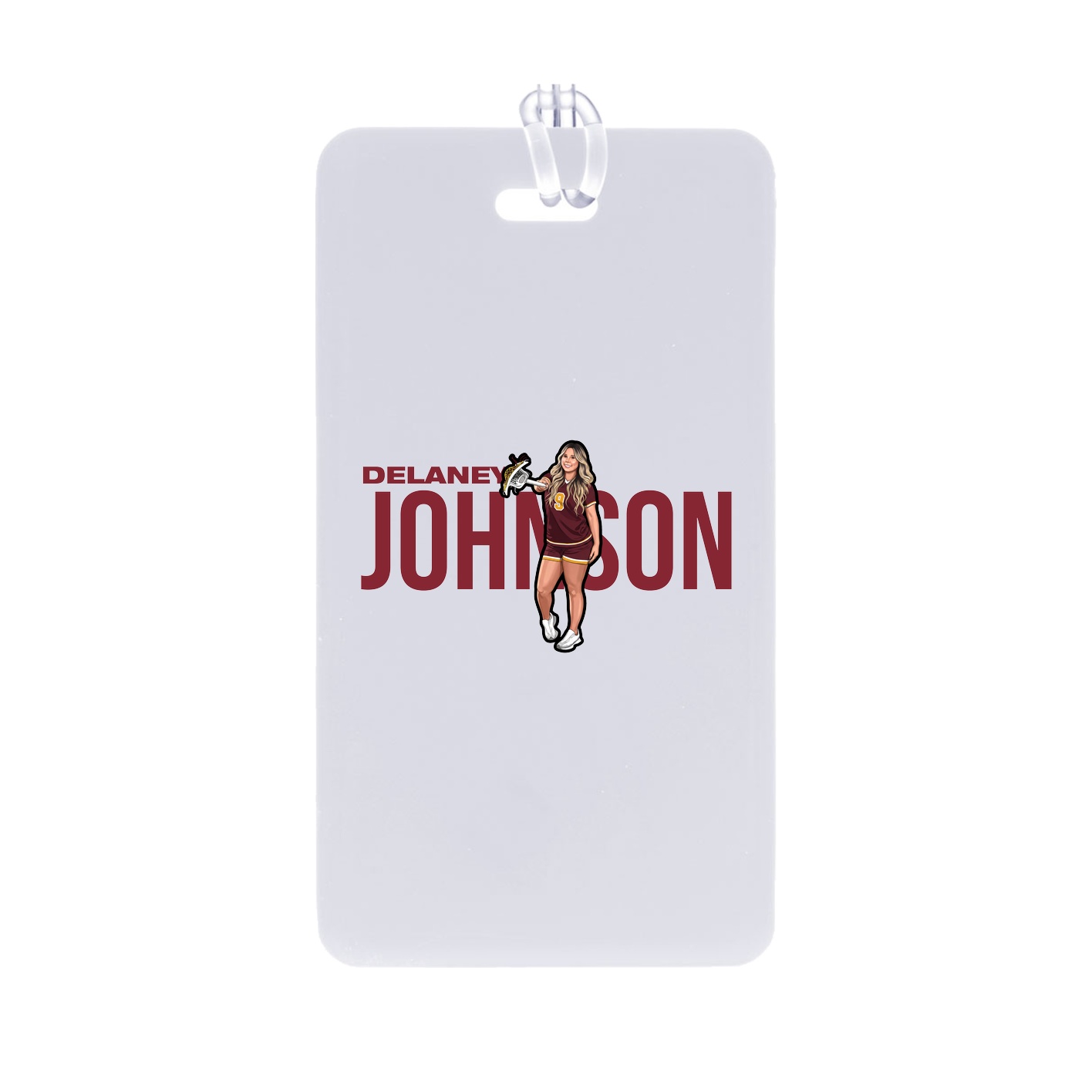 Bag Tag — Player Name in Classic