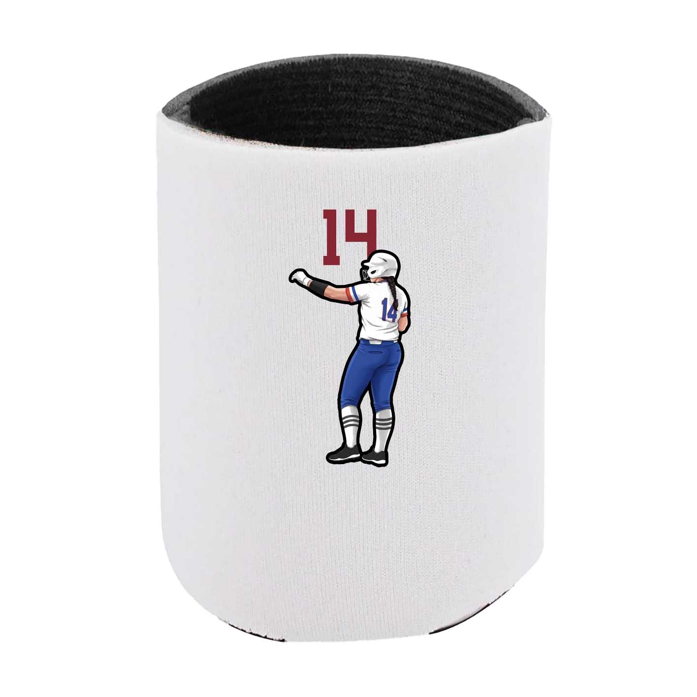 Can Holder — Number Top in White