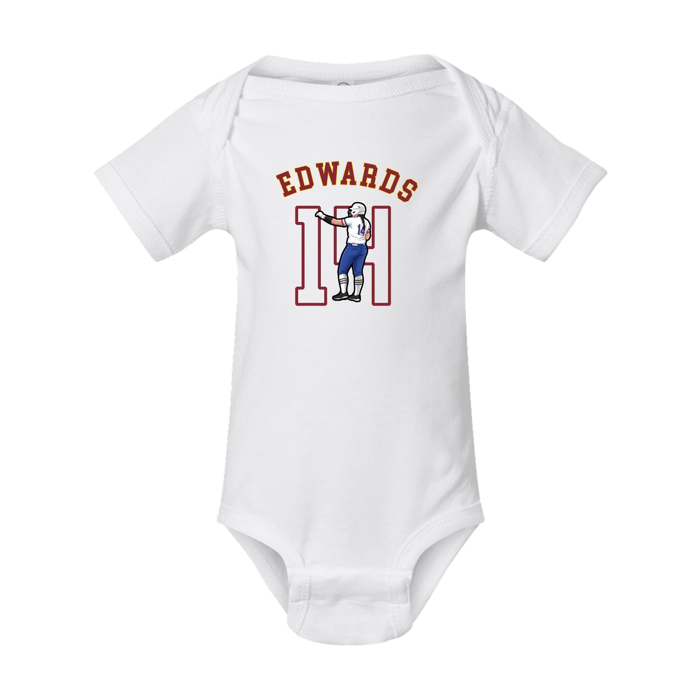Baby Onesie — Shirsey Arch in White