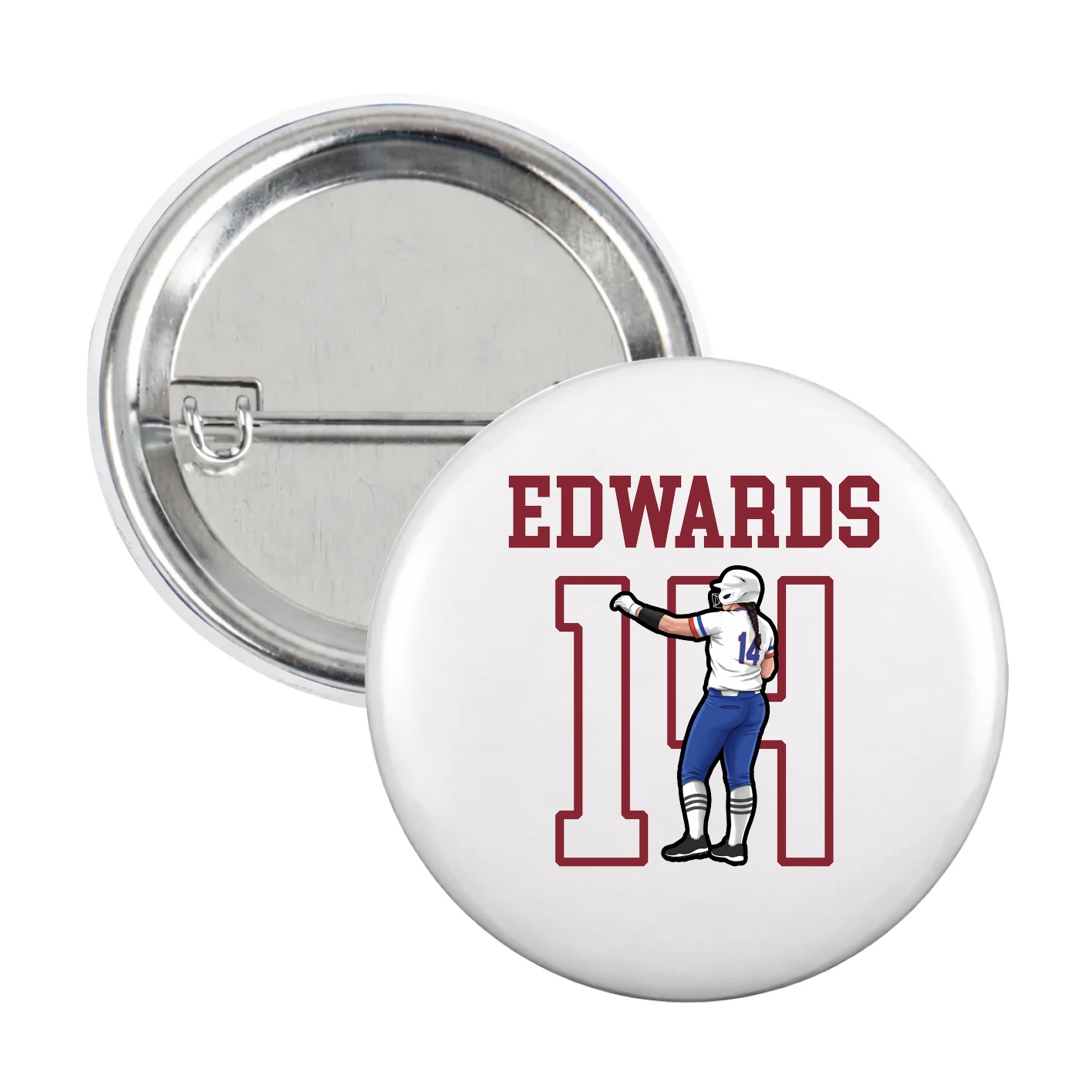 Game Day Button — Shirsey in White