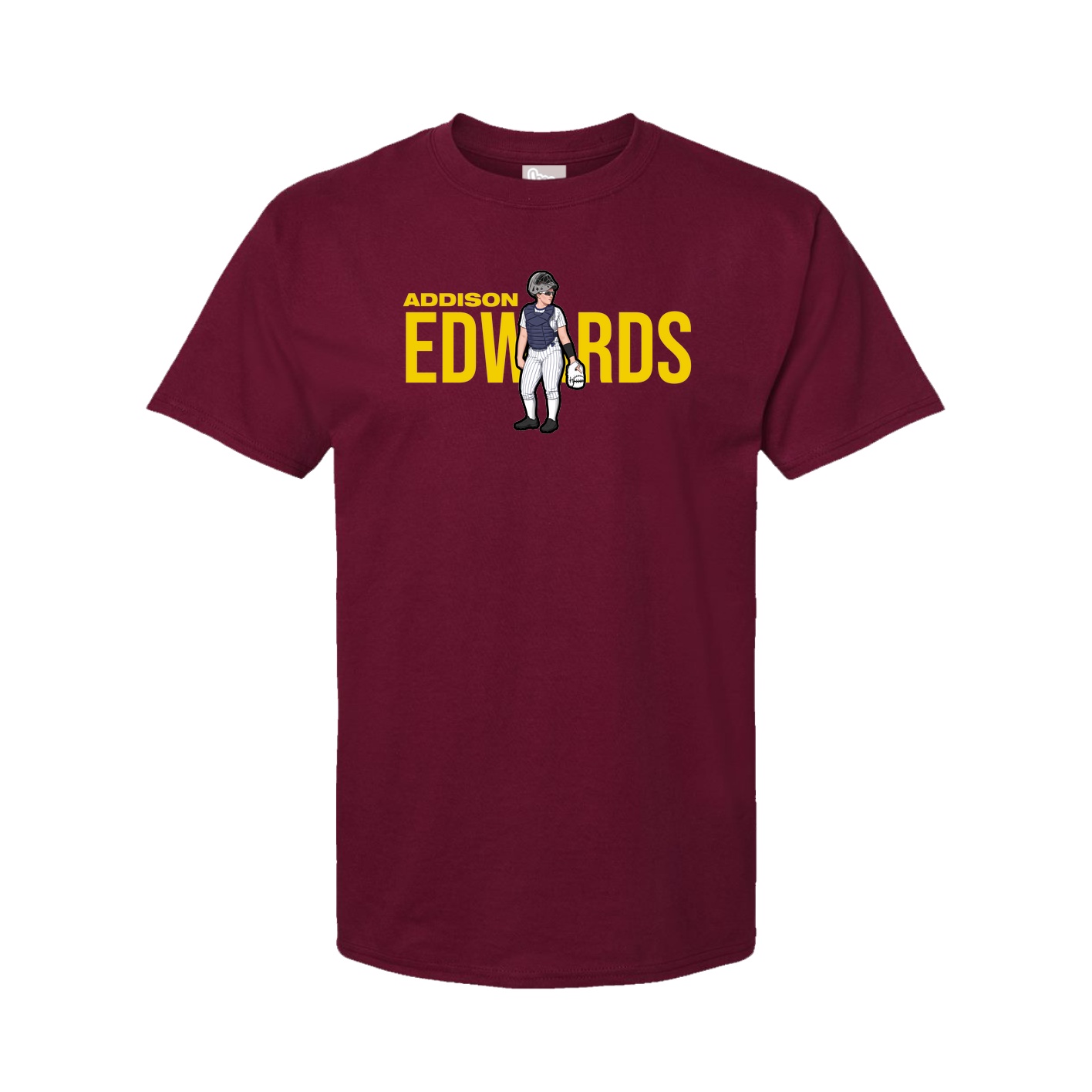 Tee — Player Name in Cardinal
