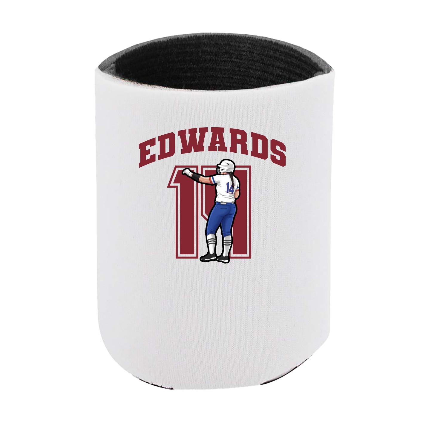 Can Holder — Number in White