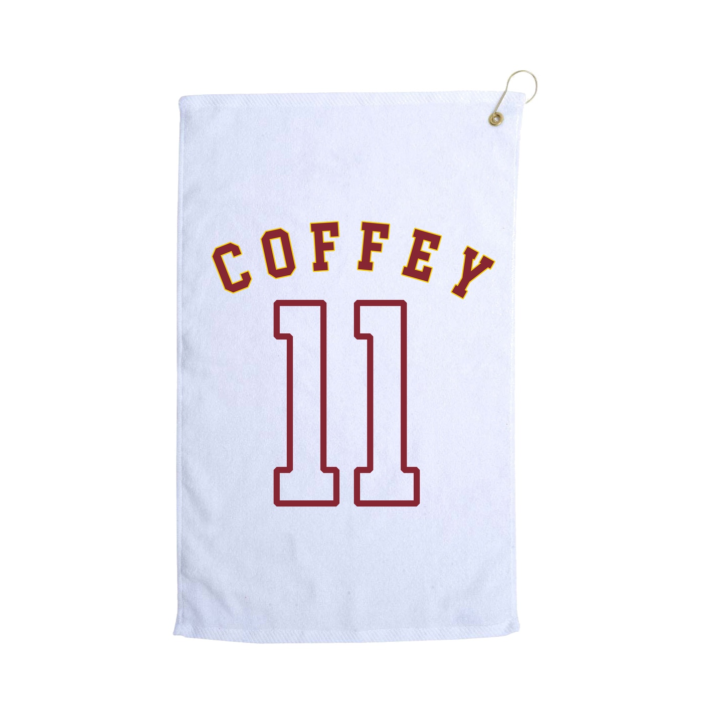 Golf Towel — Shirsey Arch in White