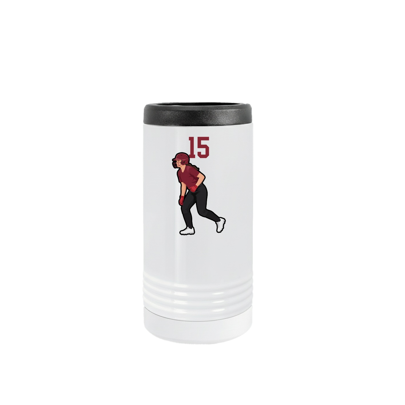 Slim Beverage Holder — Number Top in White