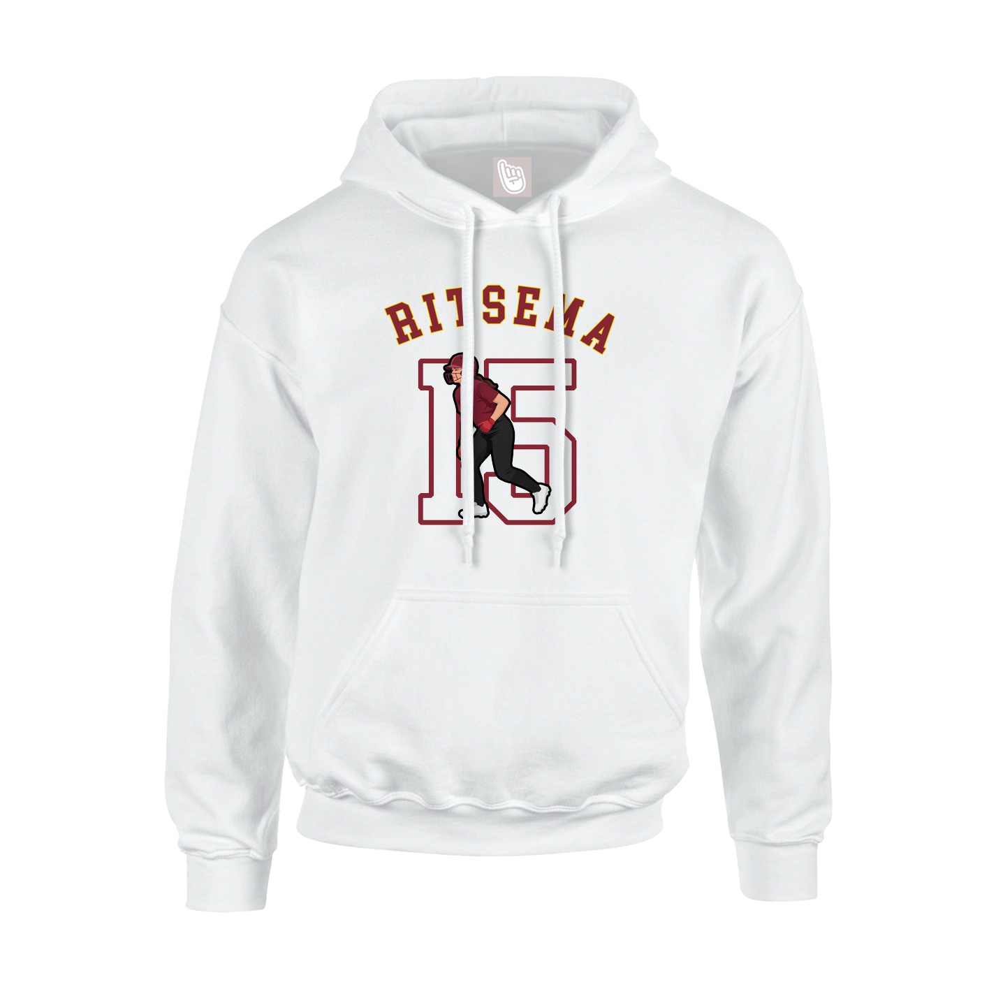 Hoodie — Shirsey Arch in White