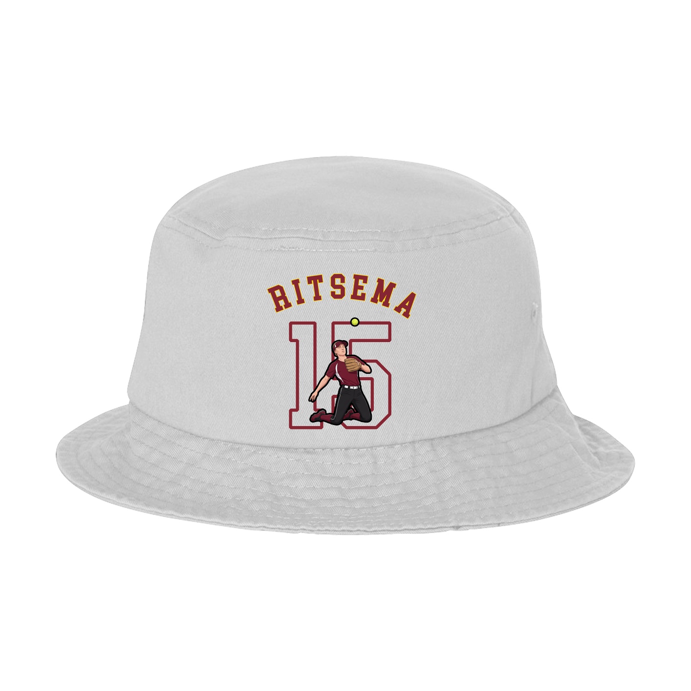 Bucket Cap — Shirsey Arch in White