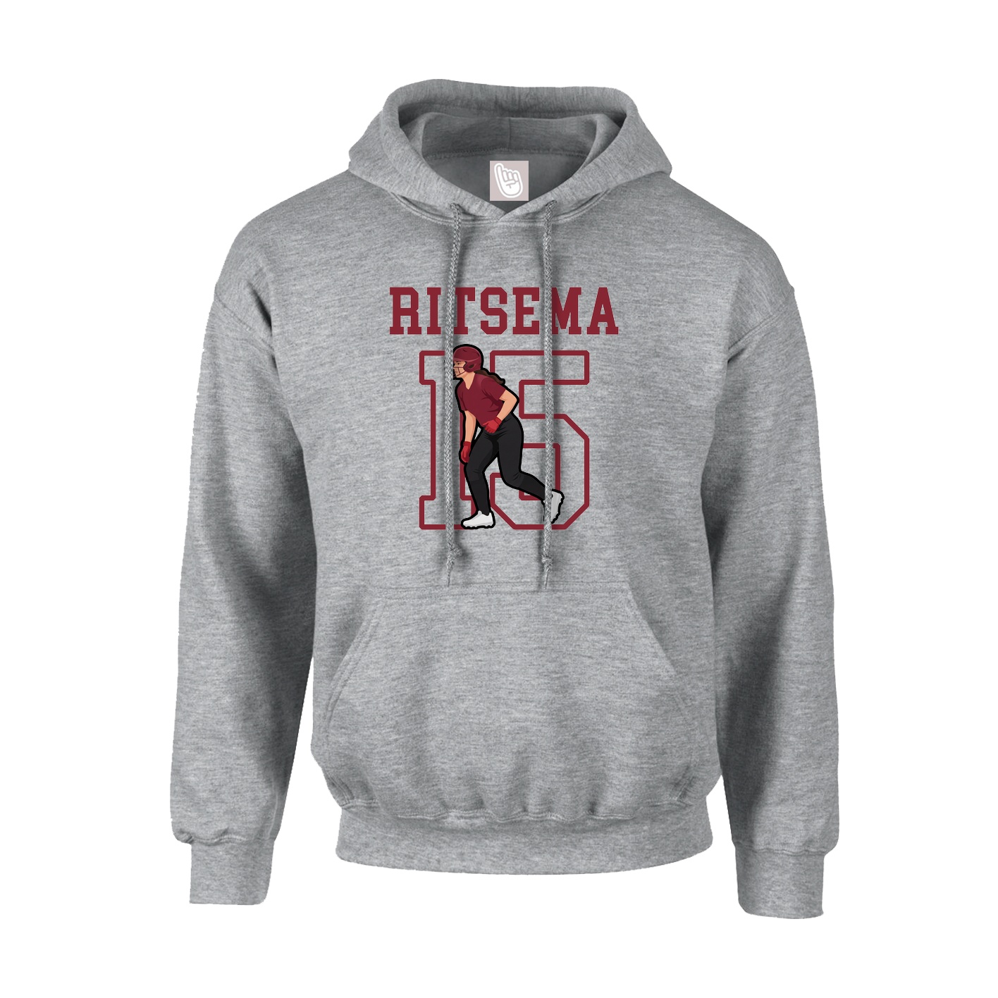 Hoodie — Shirsey in Grey