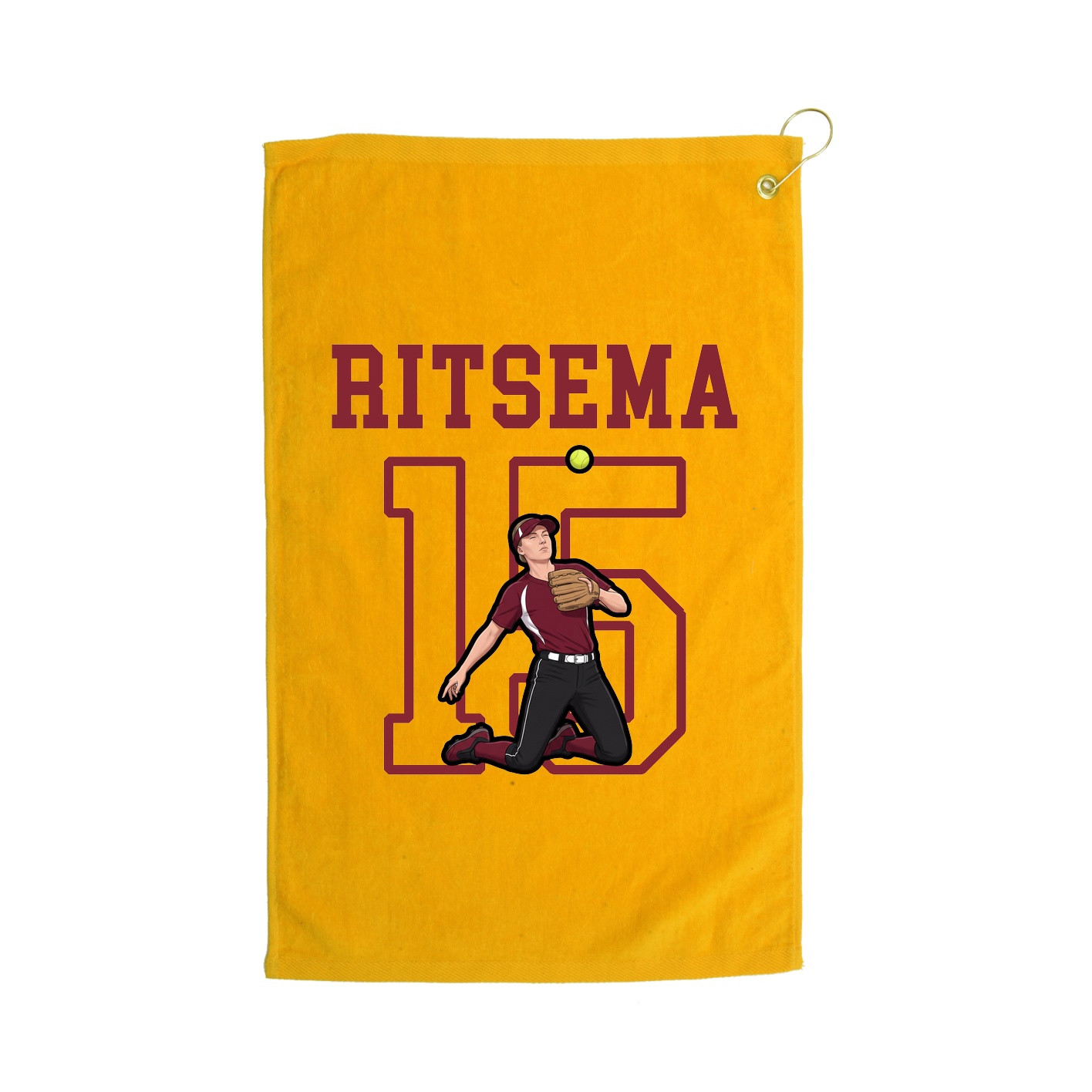 Golf Towel — Shirsey in Gold