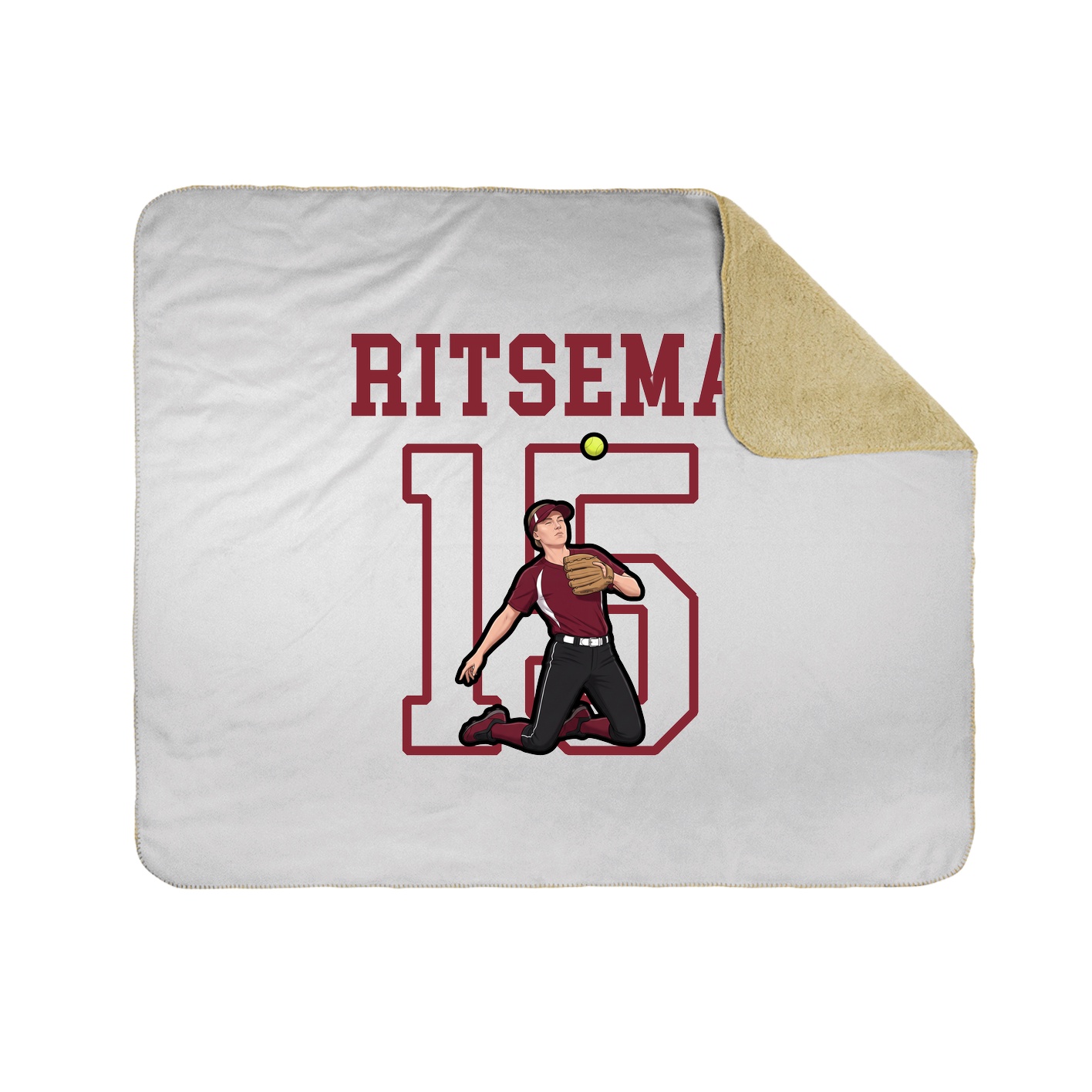 Throw Blanket — Shirsey in White