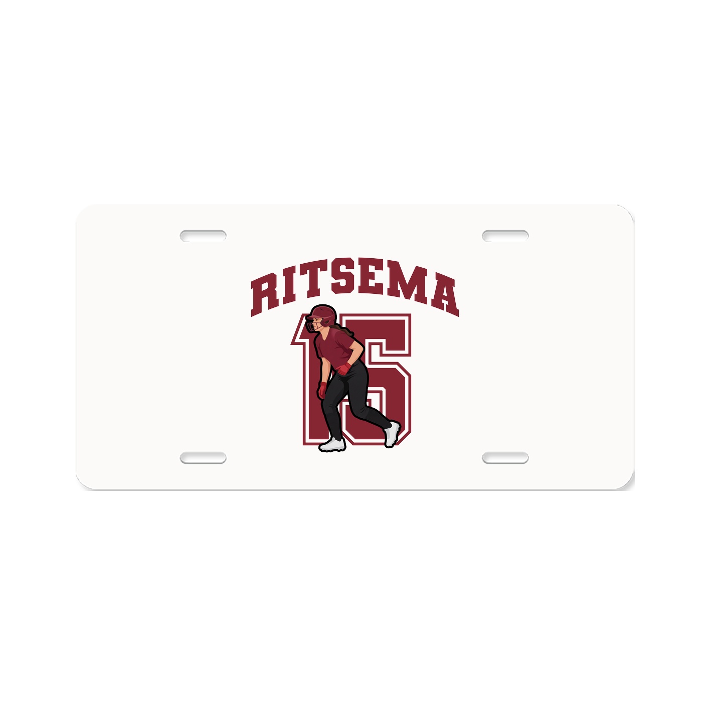 License Plate — Number in Classic