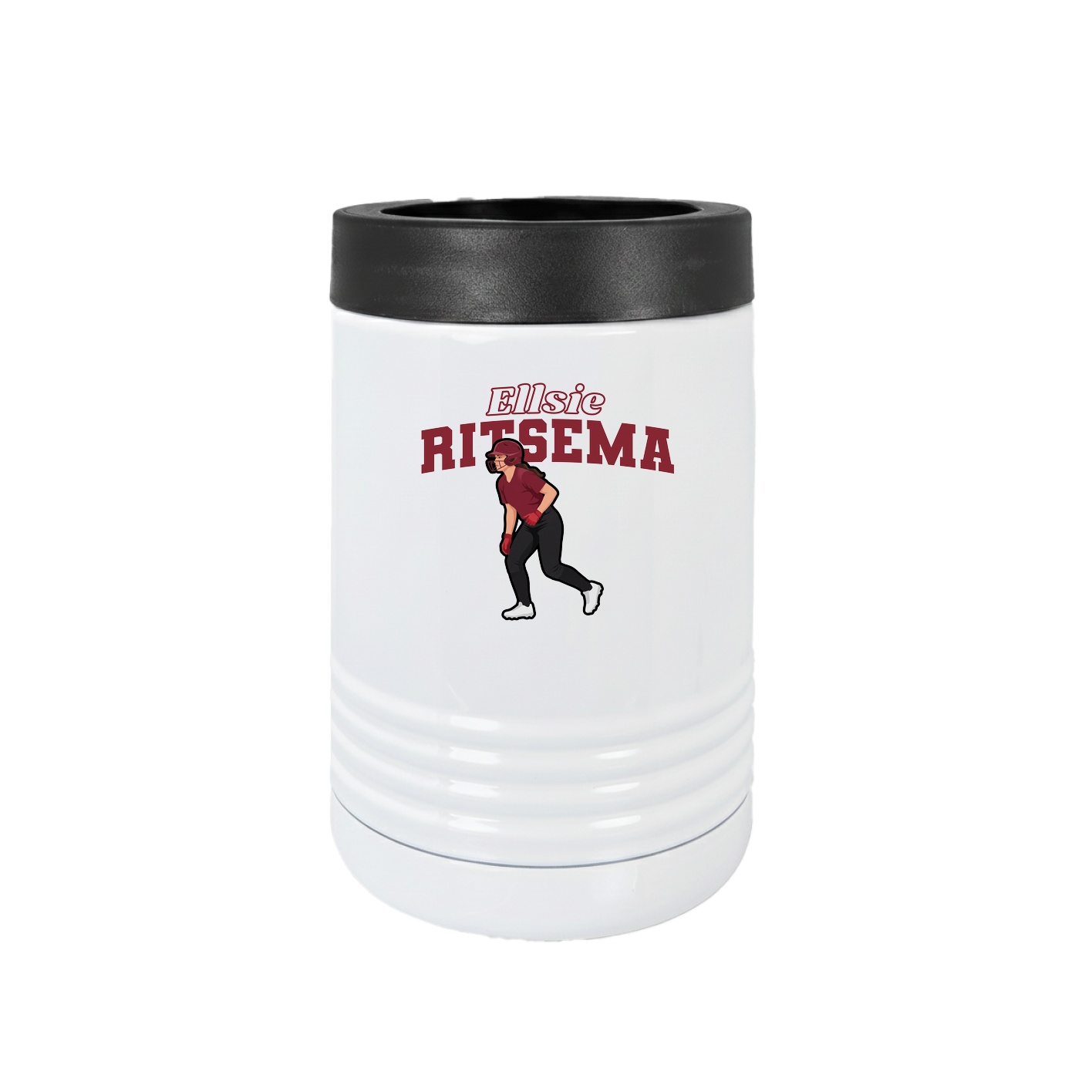 Beverage Holder — Name Arch in White