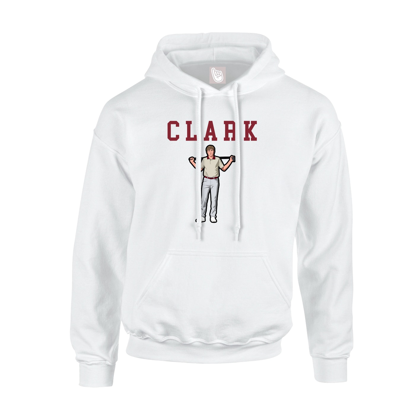 Hoodie — Shirsey in White