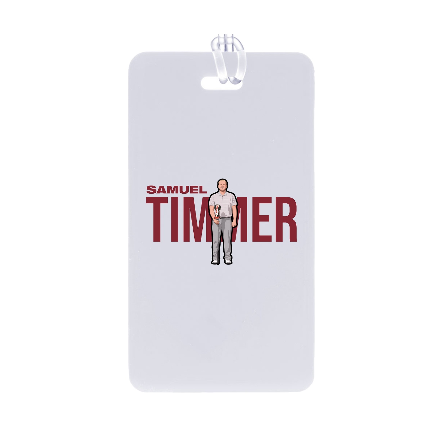 Bag Tag — Player Name in Classic
