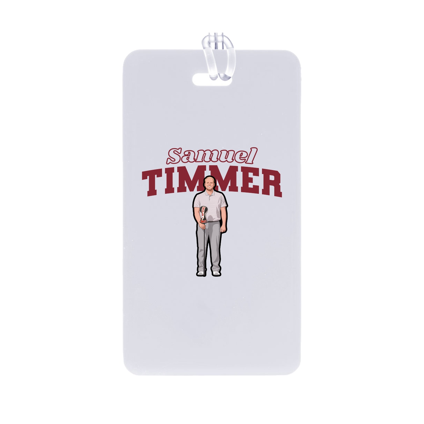 Bag Tag — Name Arch in Classic