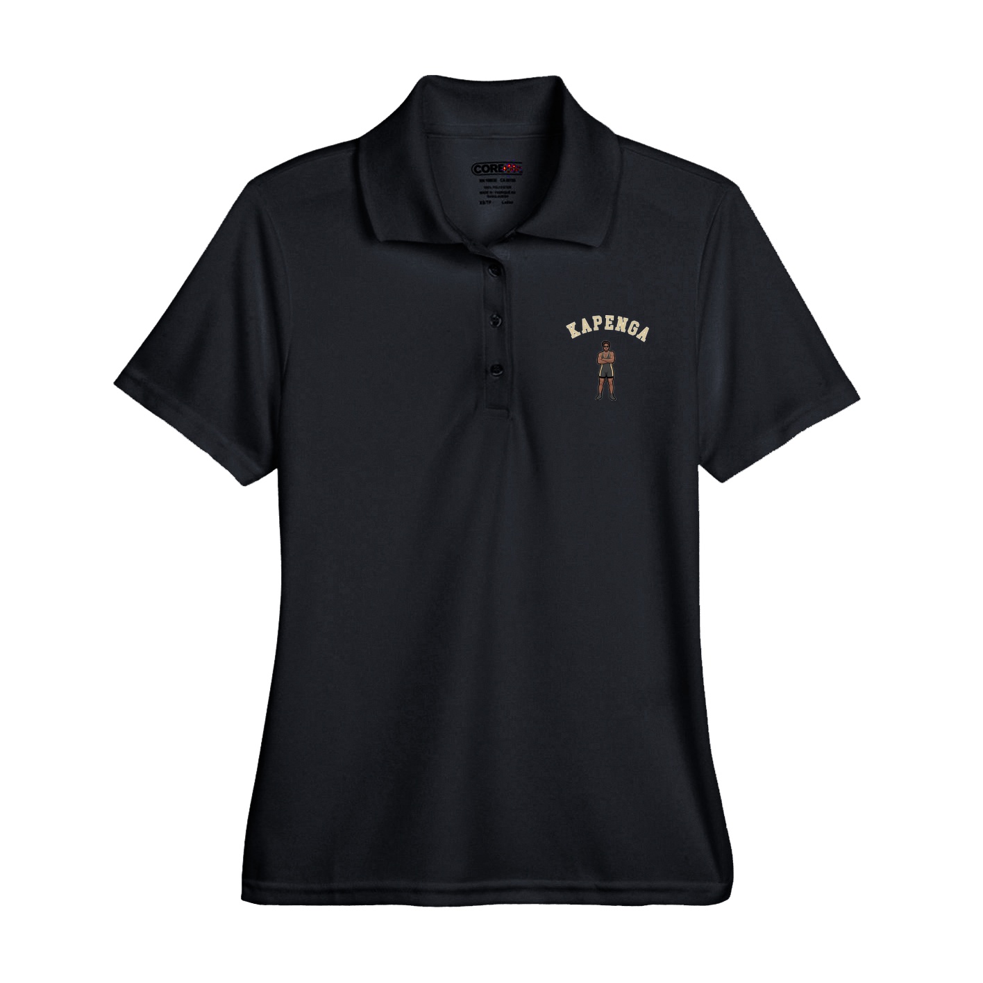 Womens Performance Polo — Shirsey Arch in Black