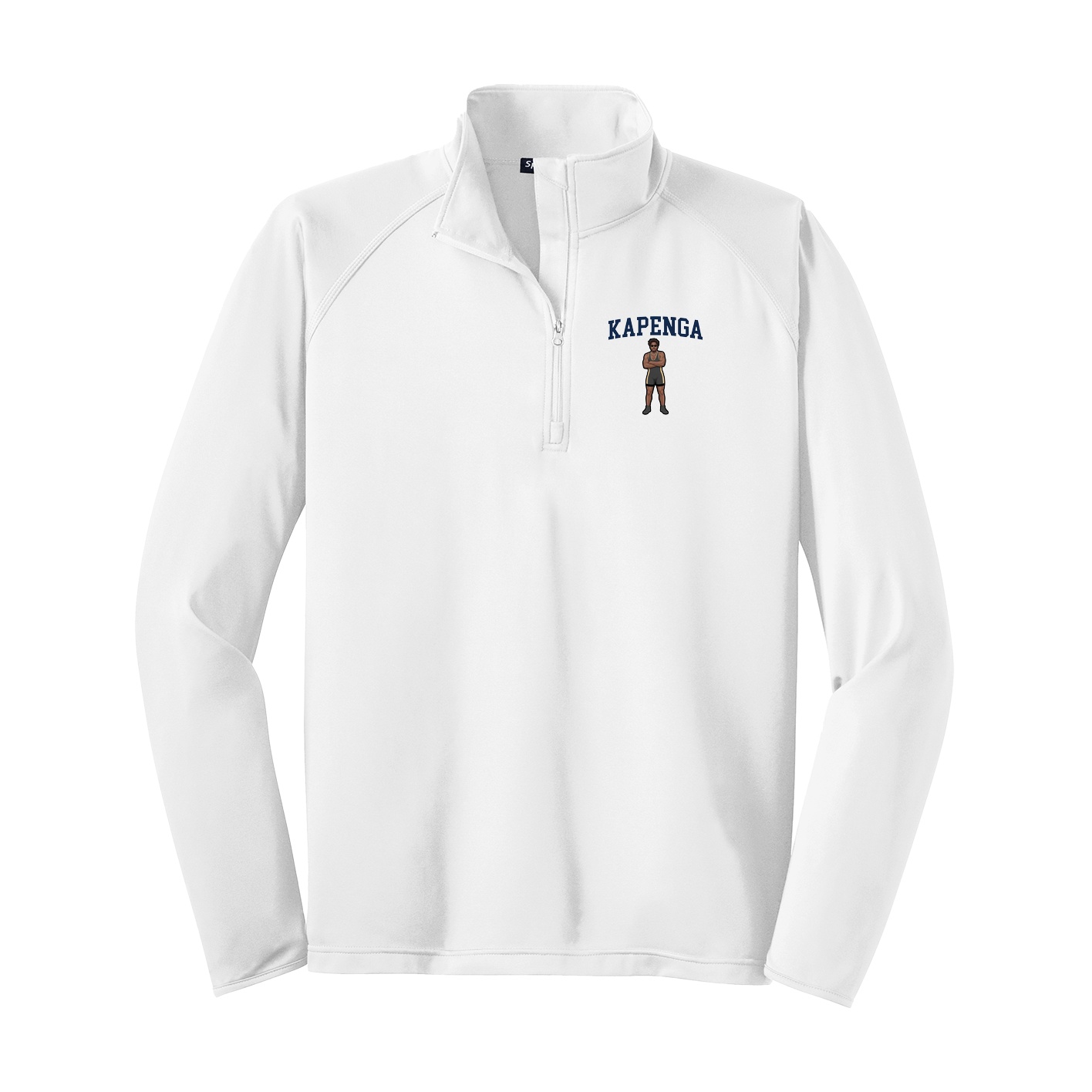 Q-Zip Pullover — Shirsey in White