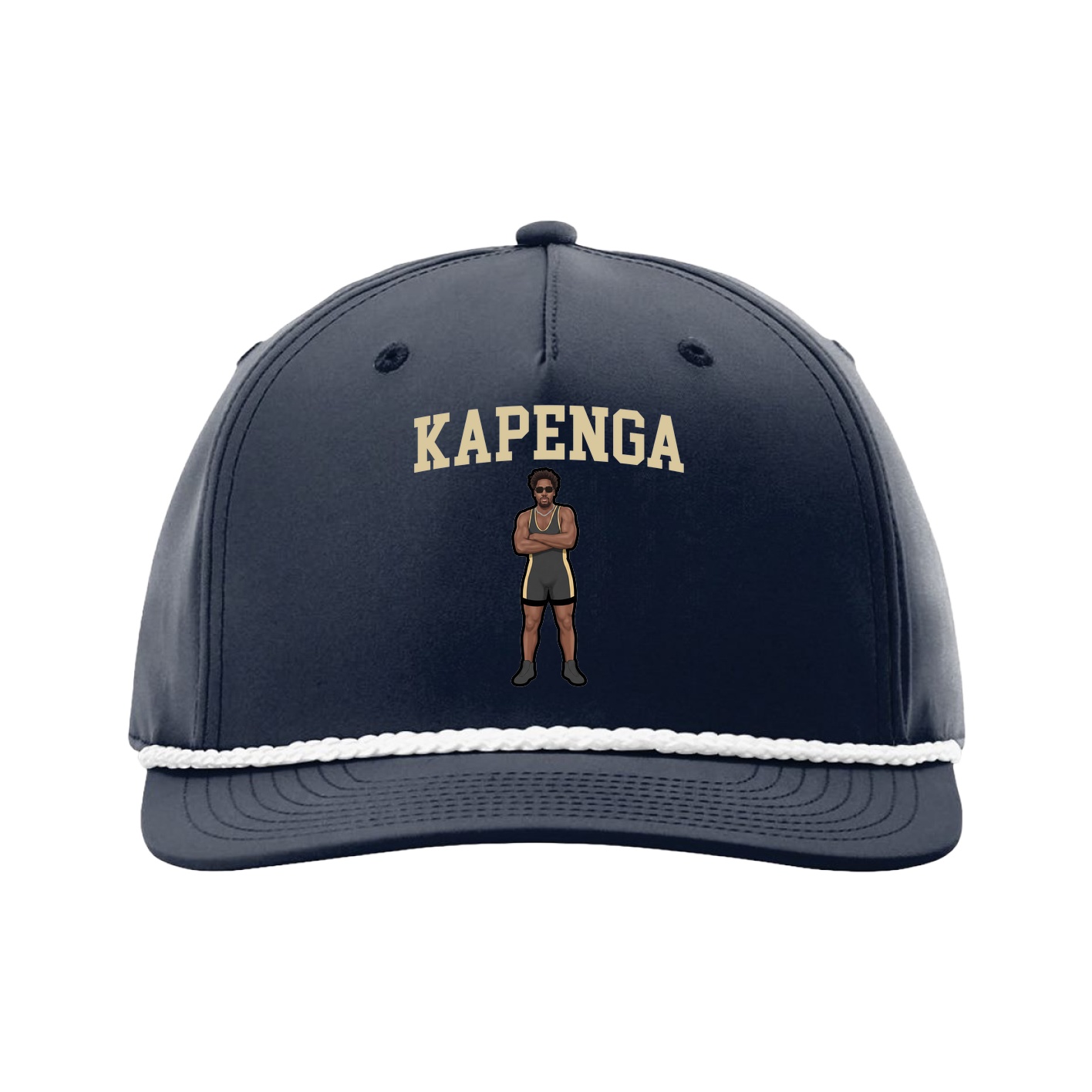 Five-Panel Classic Rope Cap — Shirsey in Navy