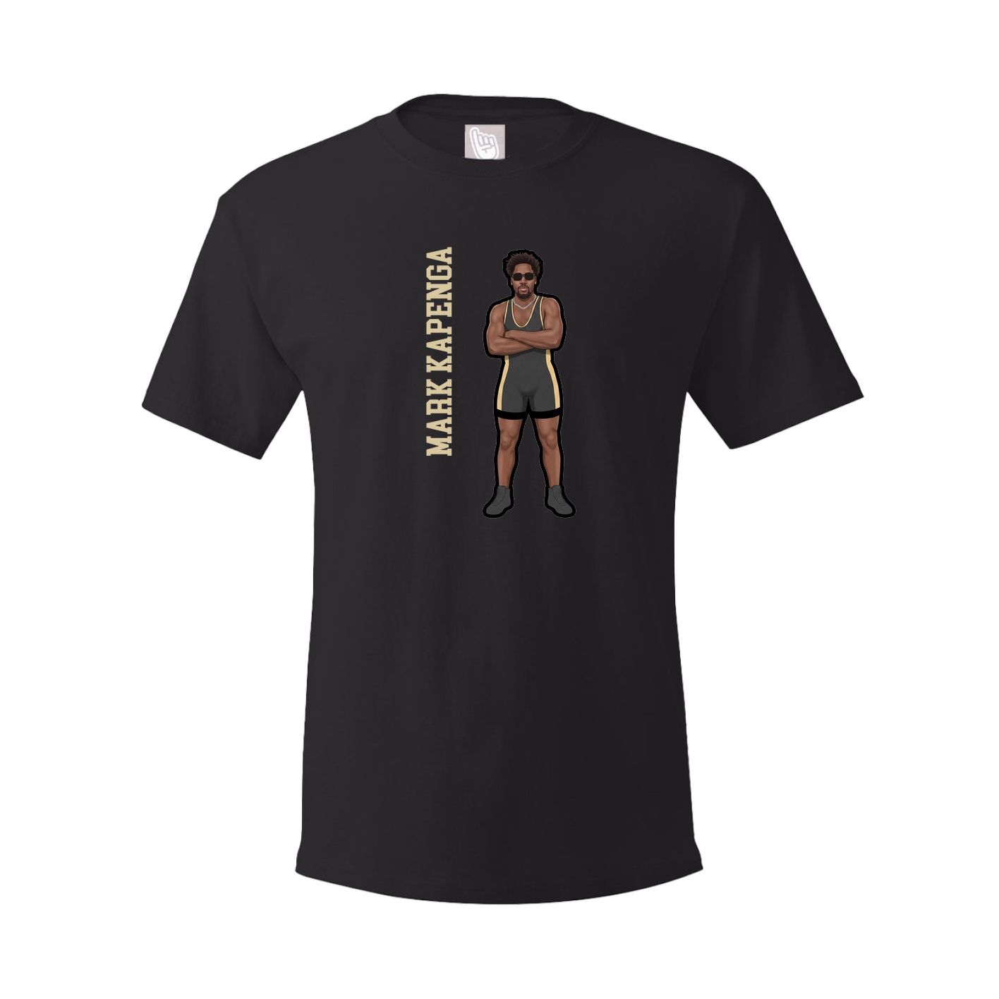 Tee — Name Vertical in Black