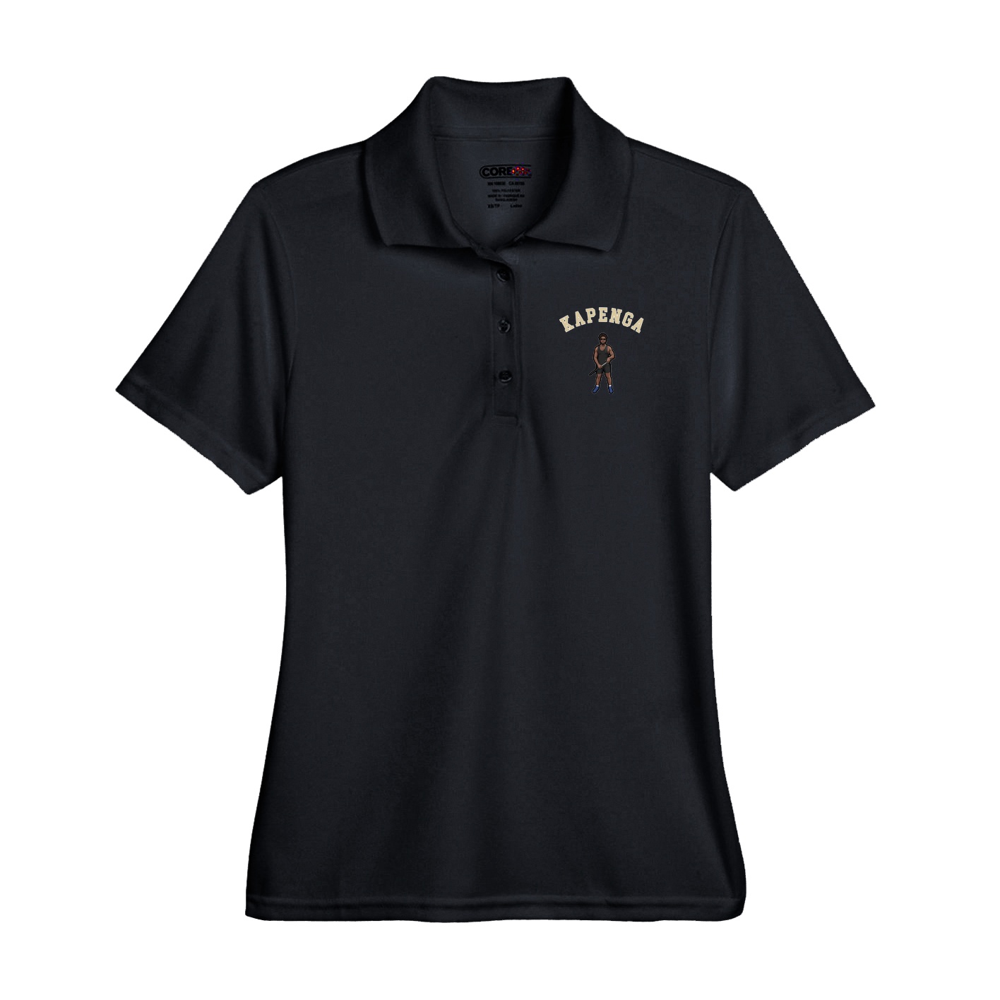 Performance Polo — Shirsey Arch in Black