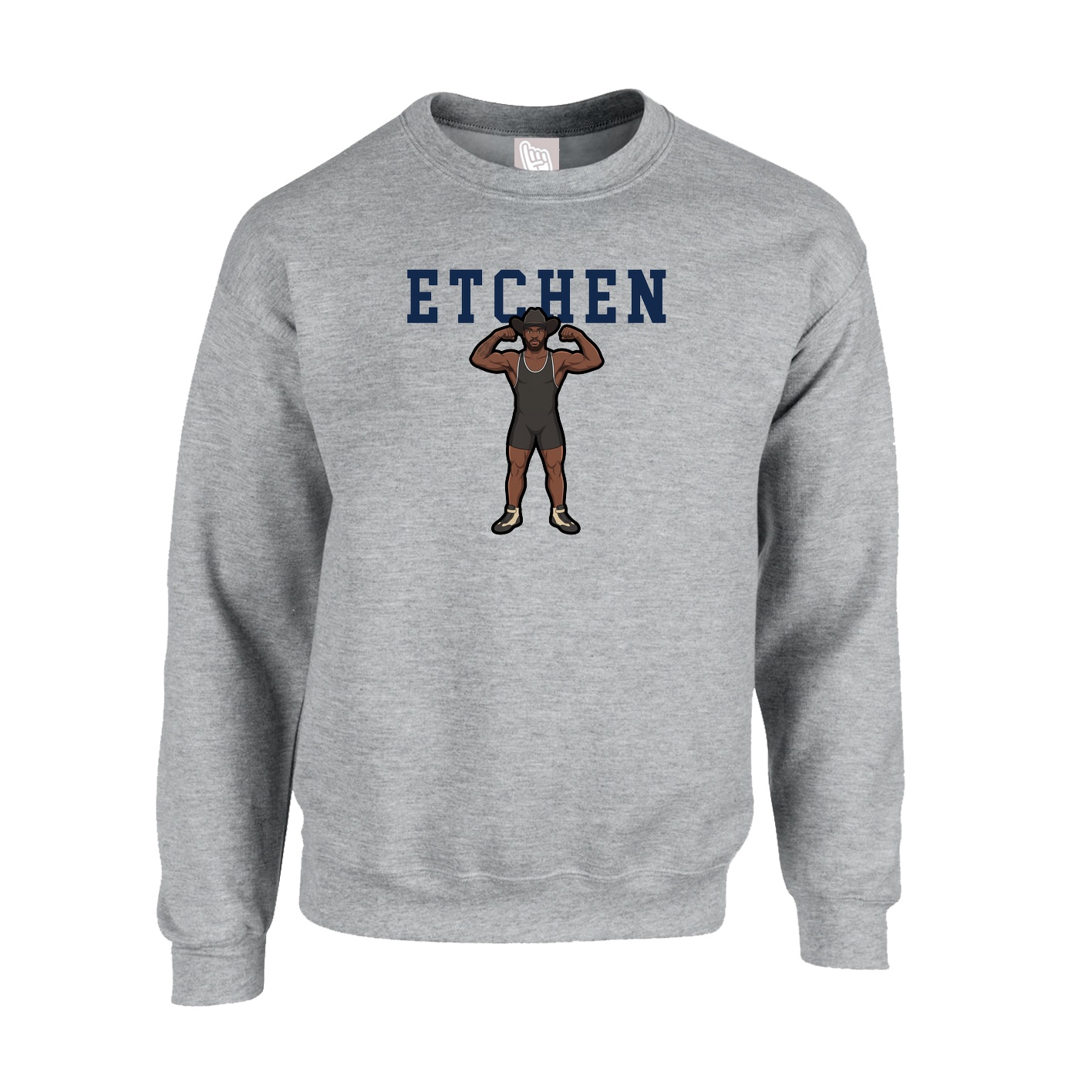 Fleece Crew — Shirsey in Grey
