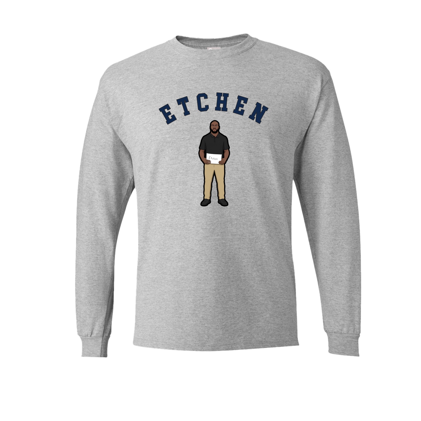 Long Sleeve Tee — Shirsey Arch in Grey