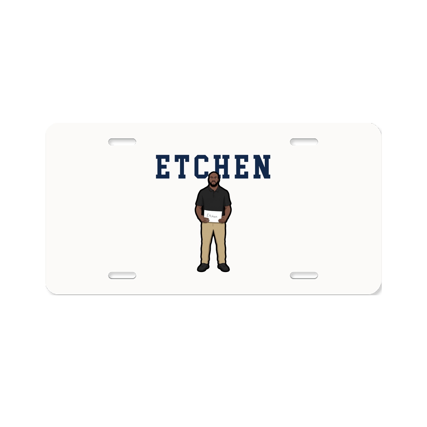 License Plate — Shirsey in Classic
