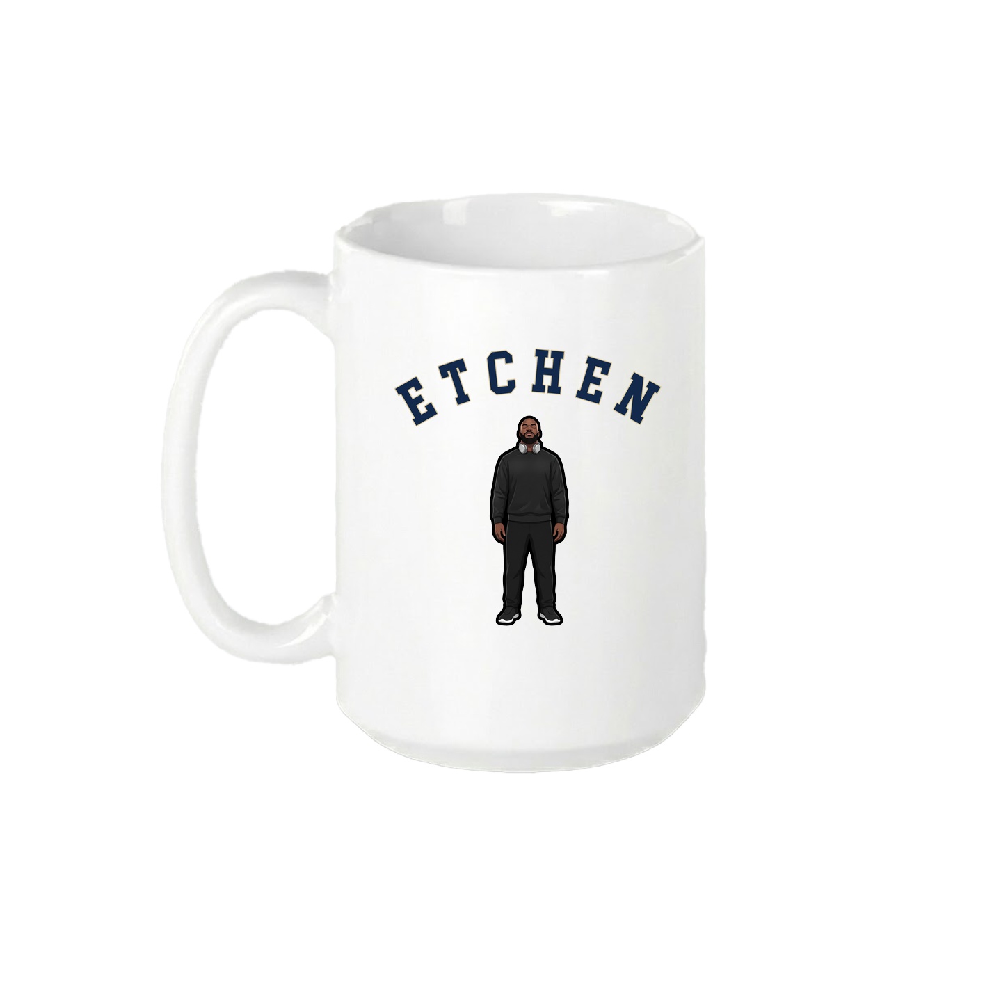 15oz Coffee Mug — Shirsey Arch in White