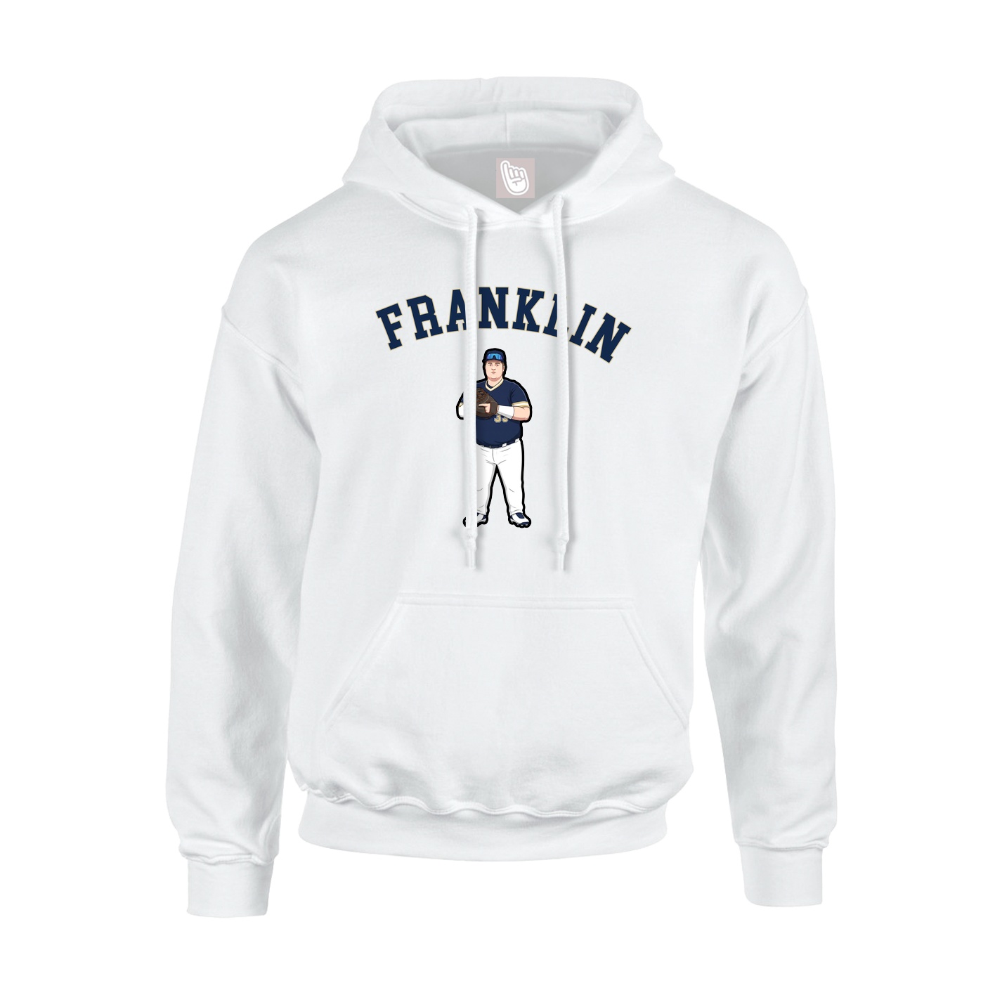 Hoodie — Shirsey Arch in White