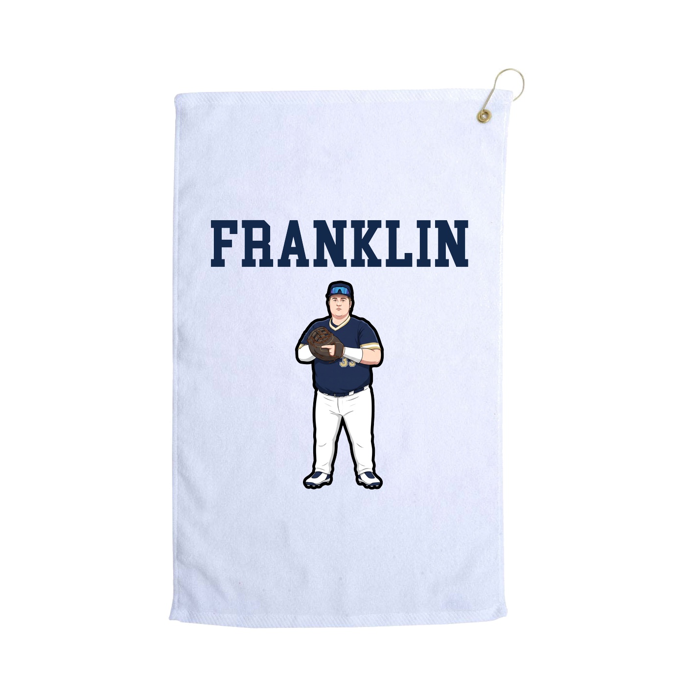 Golf Towel — Shirsey in White