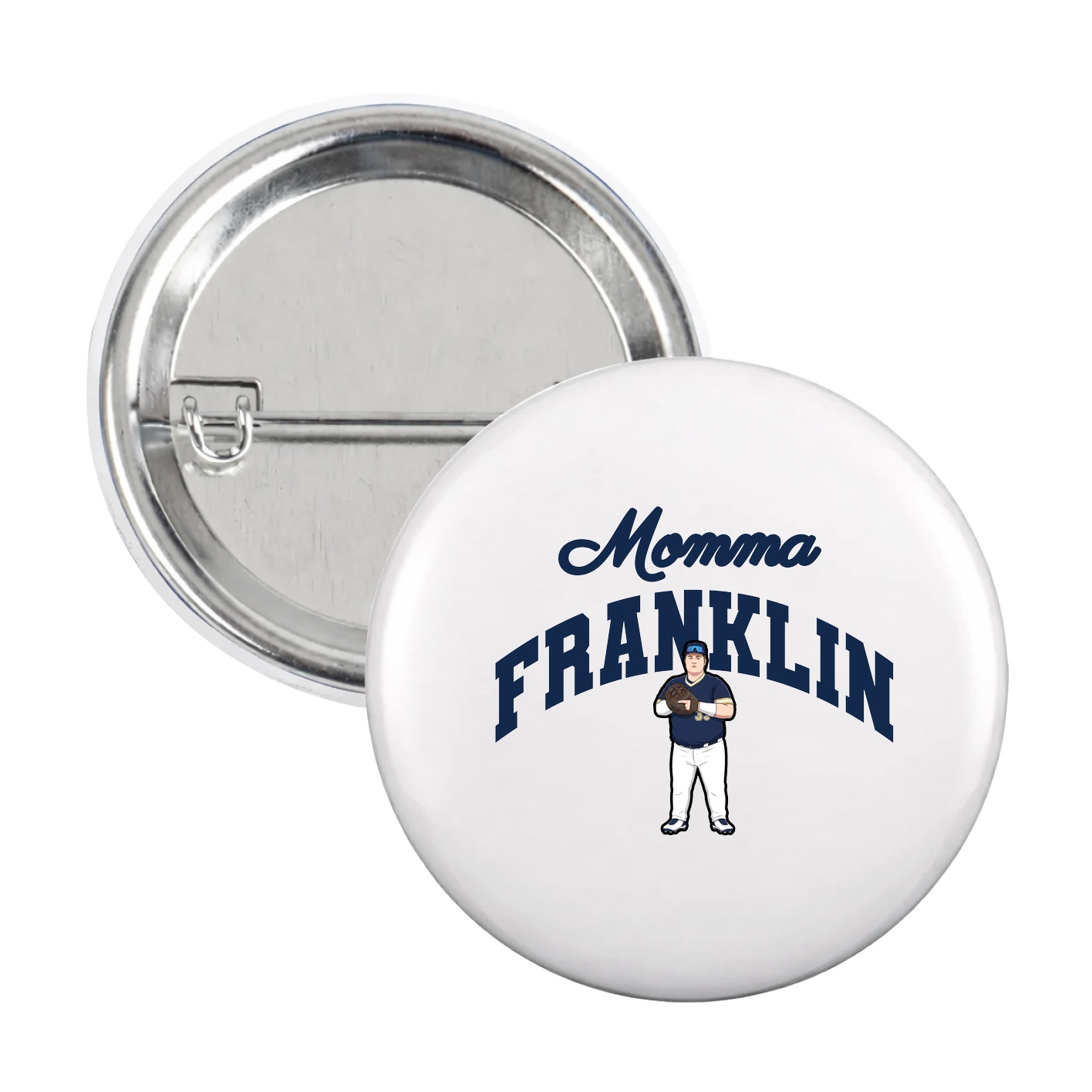 Game Day Button — Mothers Day Arch in White