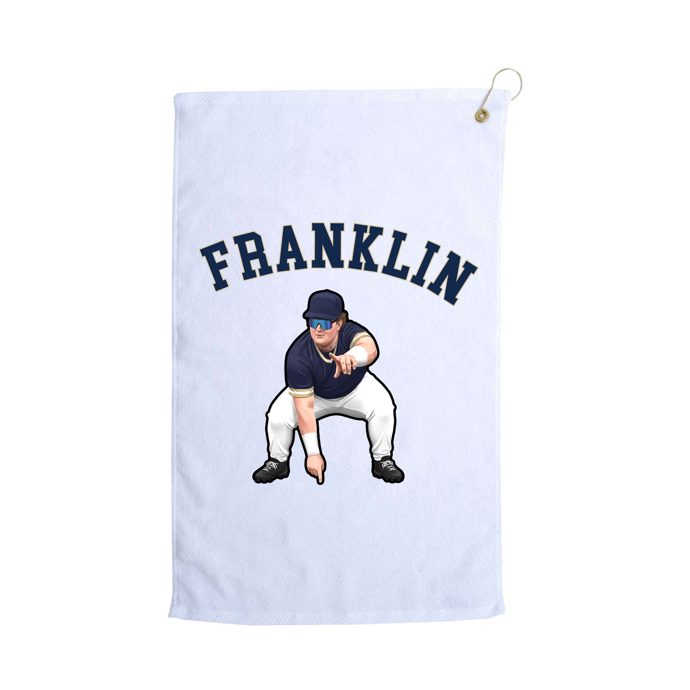 Golf Towel — Shirsey Arch in White