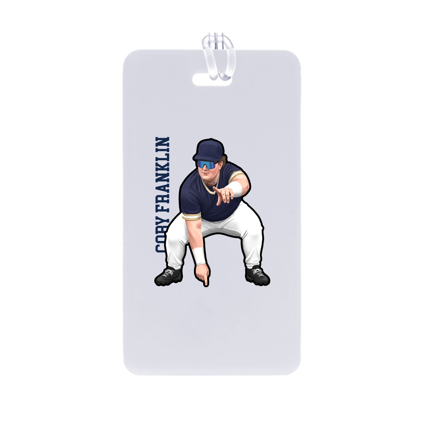 Bag Tag — Name Vertical in Classic