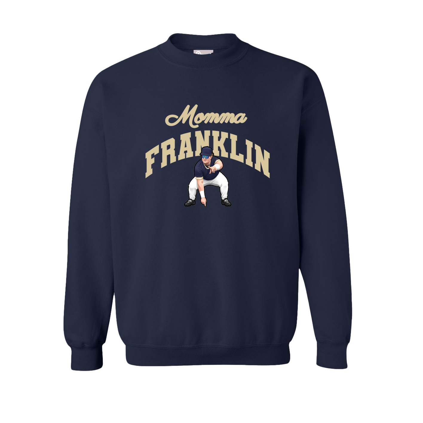 Fleece Crew — Mothers Day Arch in Navy