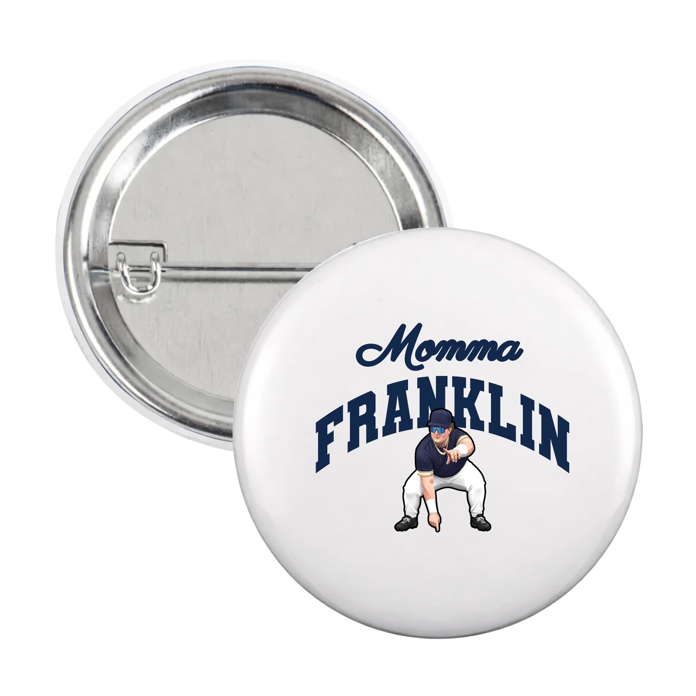Game Day Button — Mothers Day Arch in White