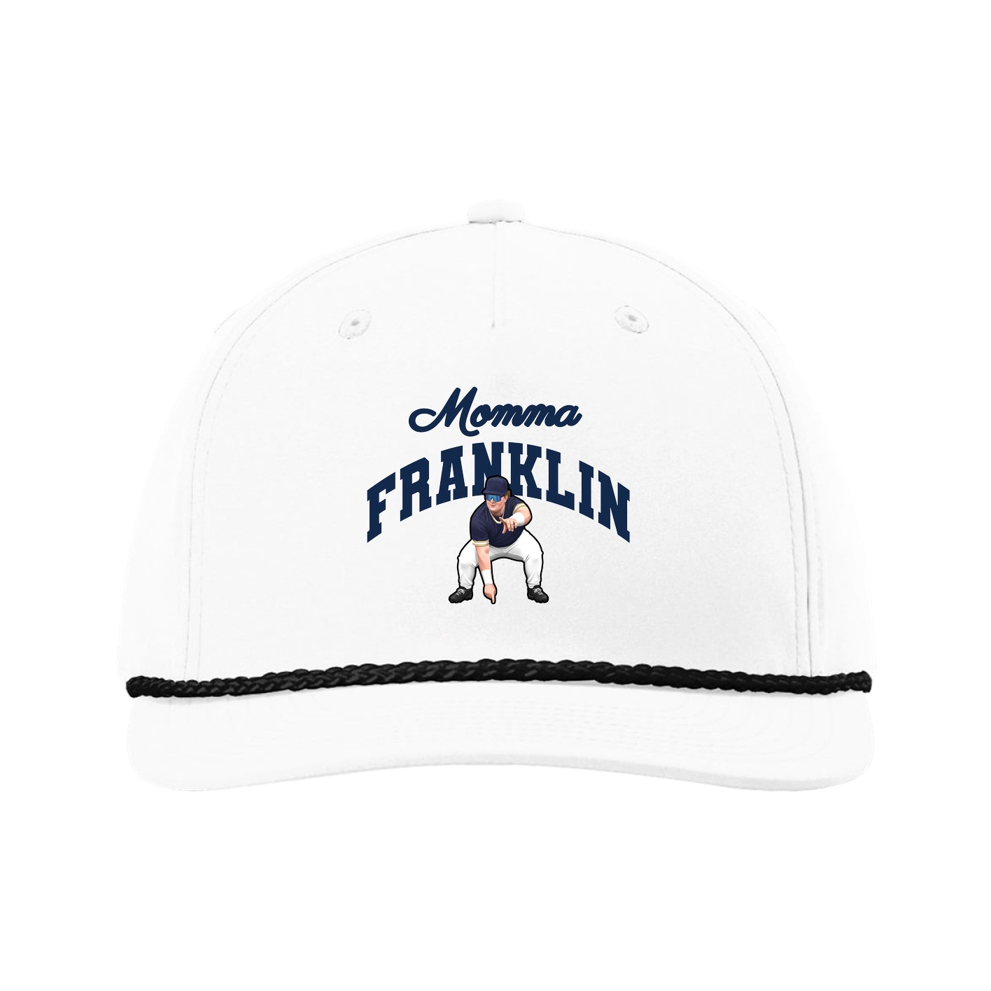 Five-Panel Classic Rope Cap — Mothers Day Arch in White