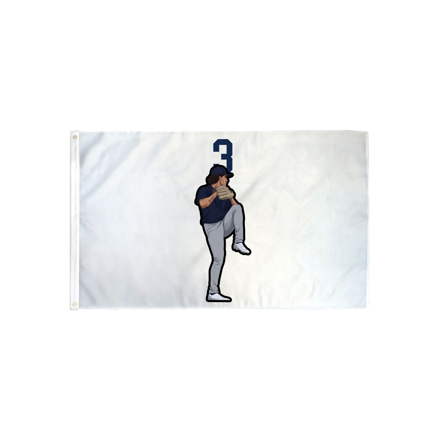 3x5 Flag — Number Top in Classic