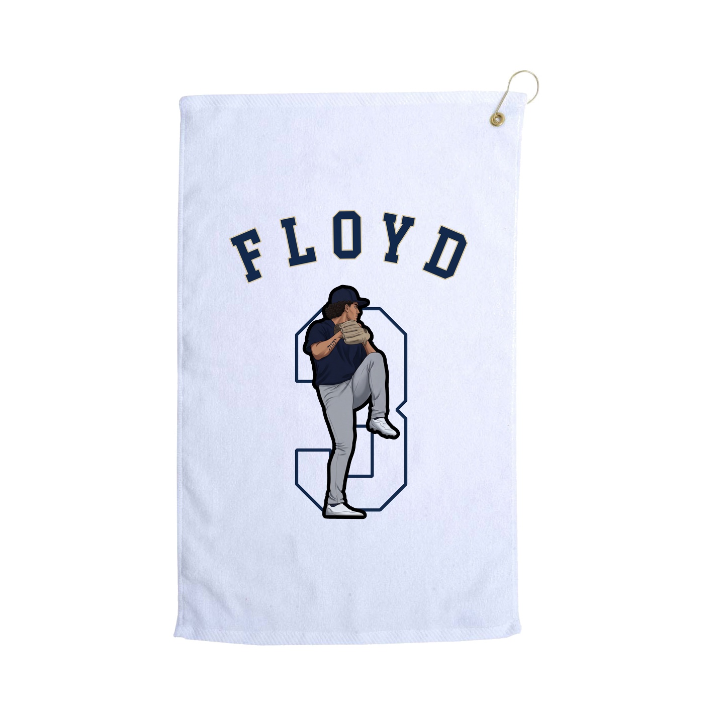 Golf Towel — Shirsey Arch in White