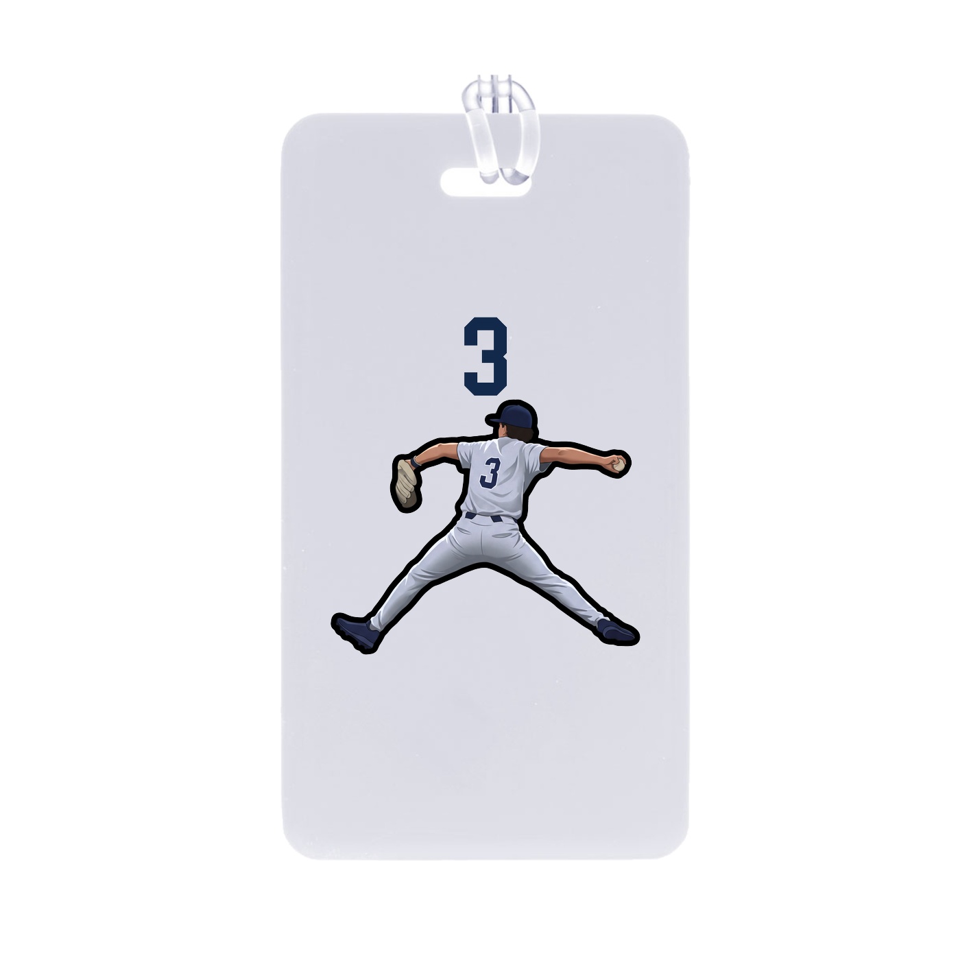 Bag Tag — Number Top in Classic