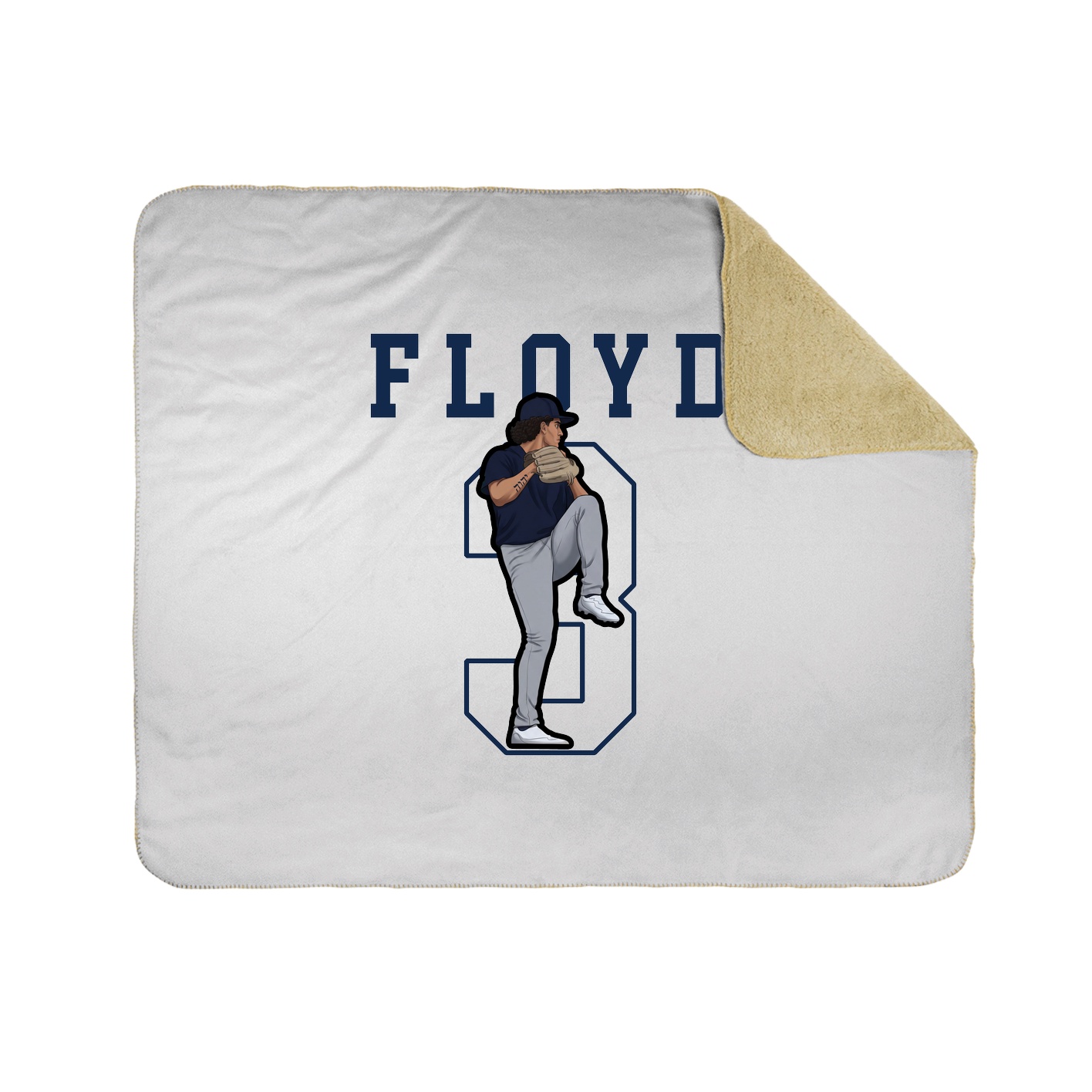 50x60 Sherpa Lined Throw Blanket