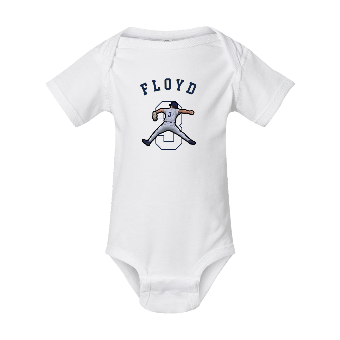 Baby Onesie — Shirsey Arch in White